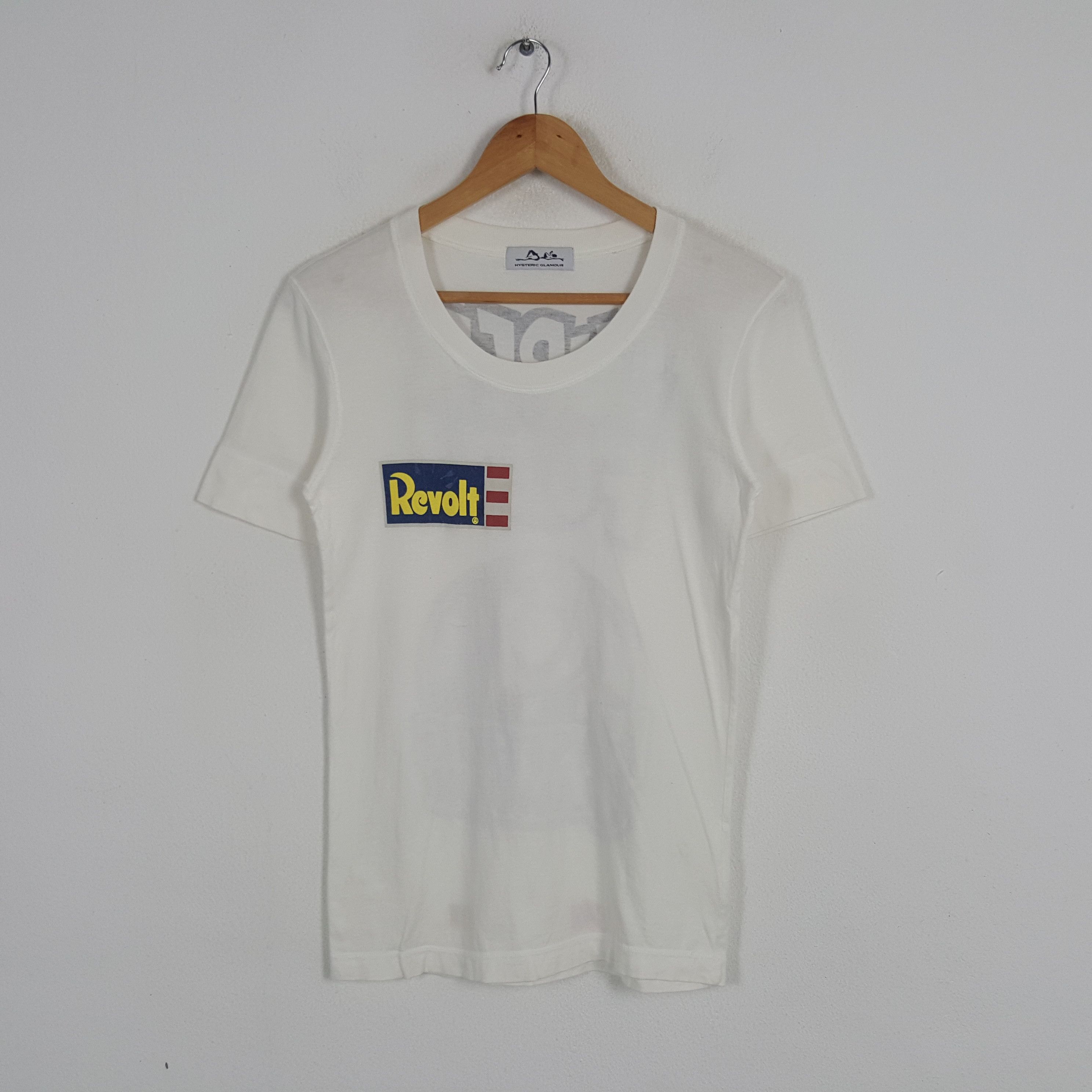 Hysteric Glamour × Japanese Brand × Vintage Vintage Hysteric Glamour Revolt Japanese Parody Tshirt Size US XS / EU 42 / 0 - 3 Thumbnail