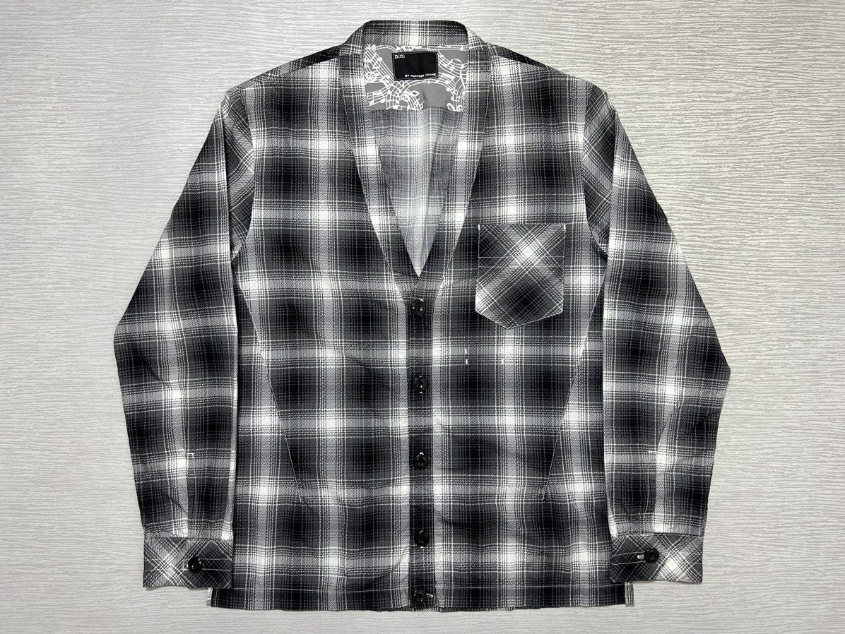 Number (N)ine Number (N)ine - Plaid Flannel Cardigan Size US M / EU 48-50 / 2 - 1 Thumbnail