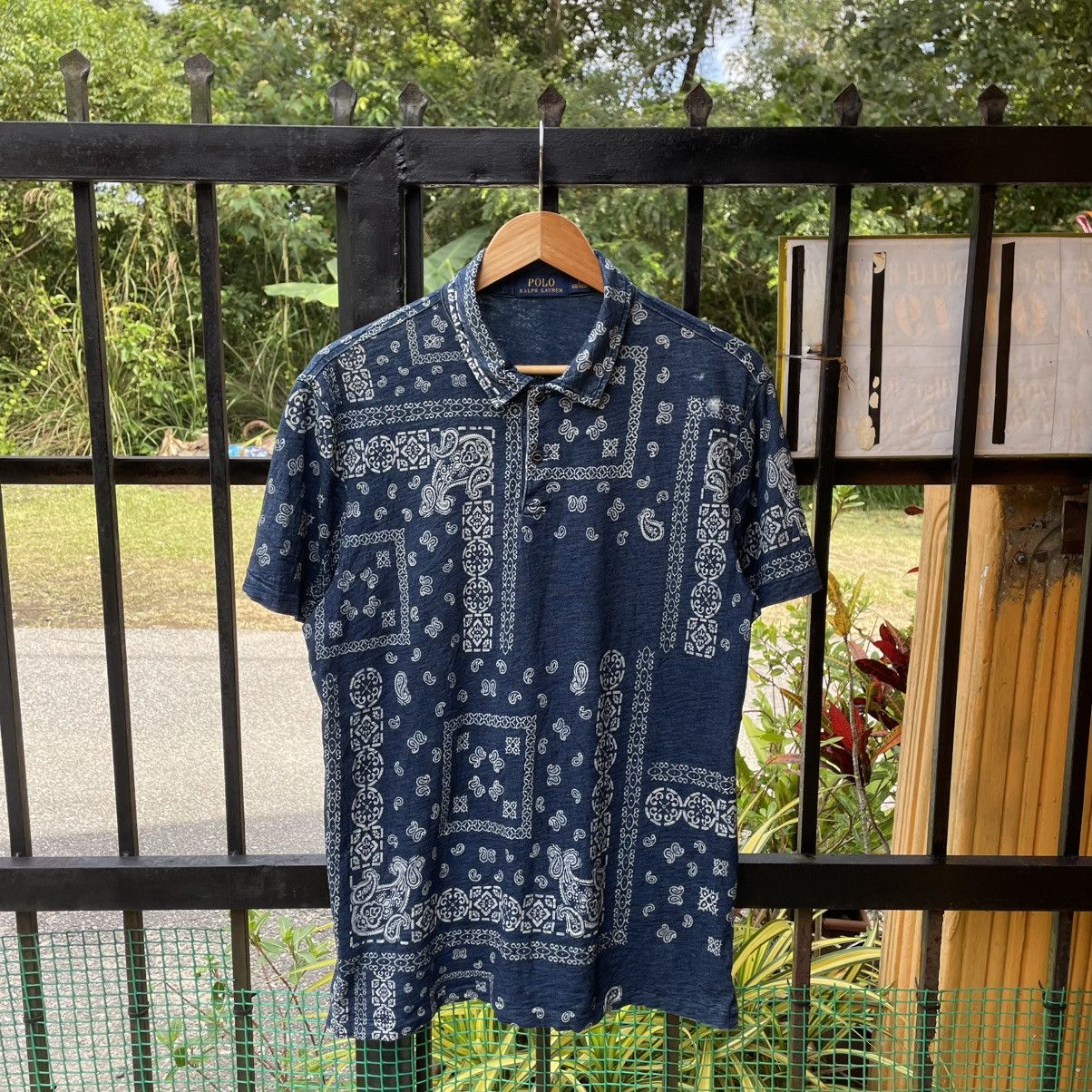 🔥Polo Ralph Lauren Bandana Paisley Design Polos Shirts