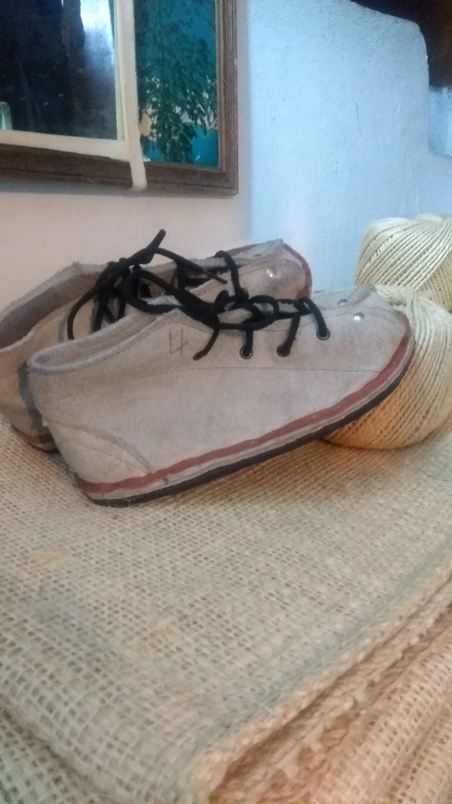 Other Artisan Mexican handmade leather shoes with tire soles Size US 9.5 / EU 42-43 - 6 Thumbnail