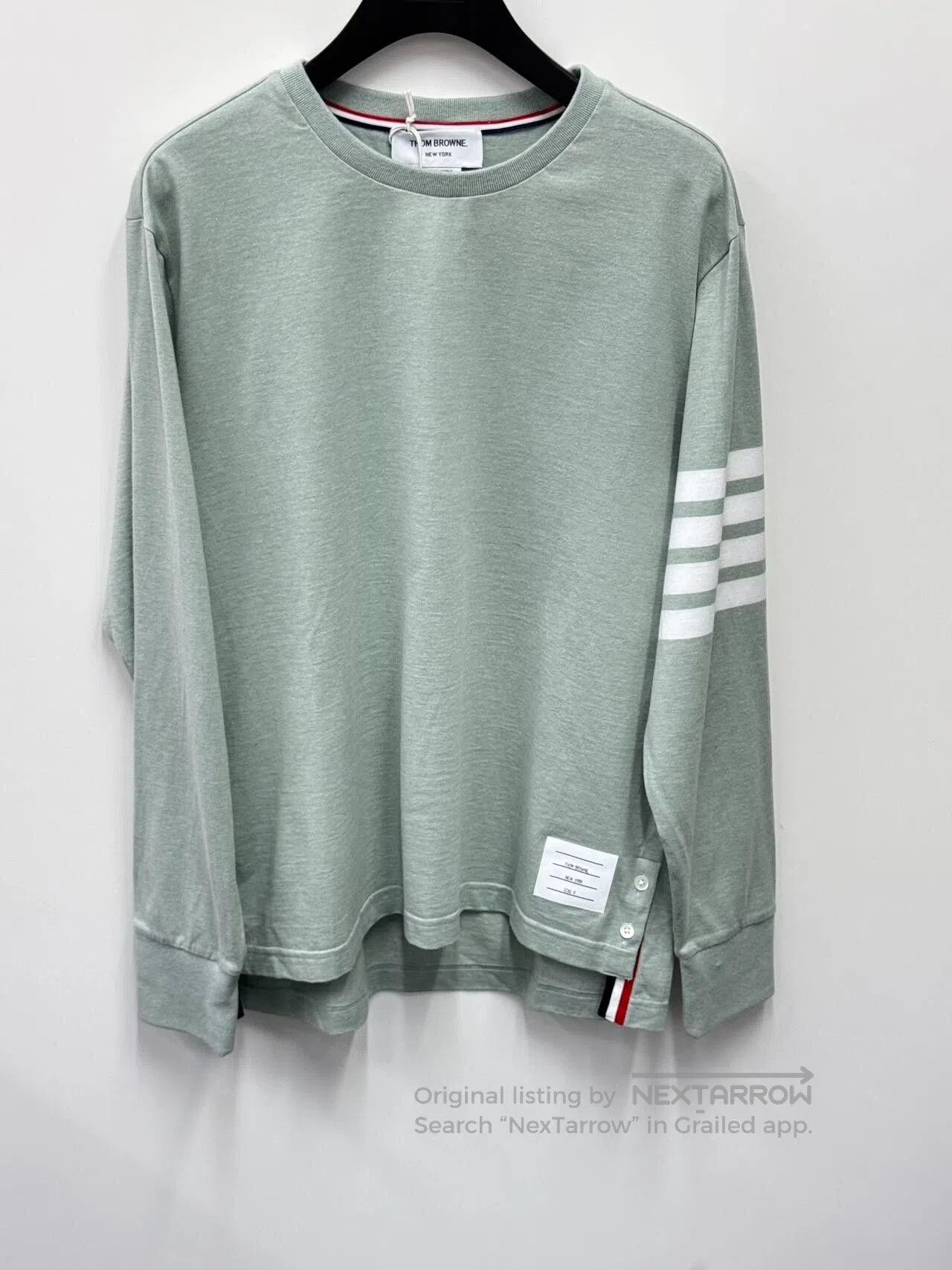 Thom Browne Thom Browne Long Sleeve T-Shirt Green. Size US S / EU 44-46 / 1 - 1 Thumbnail