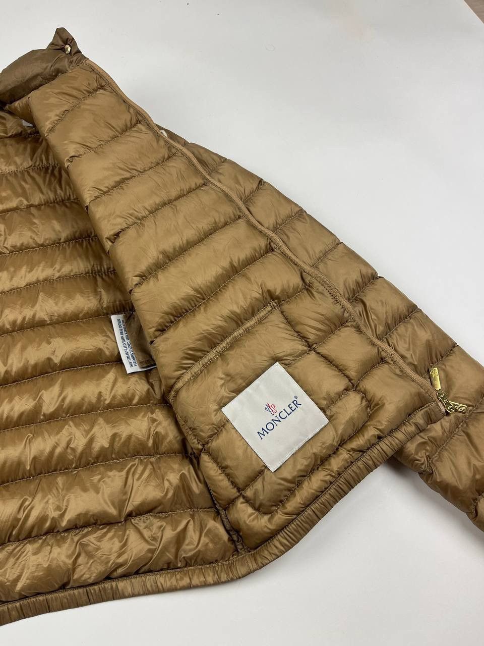 Moncler Moncler Lans Down Jacket Bronze Gold Women’s Lightweight Size S / US 4 / IT 40 - 8 Thumbnail