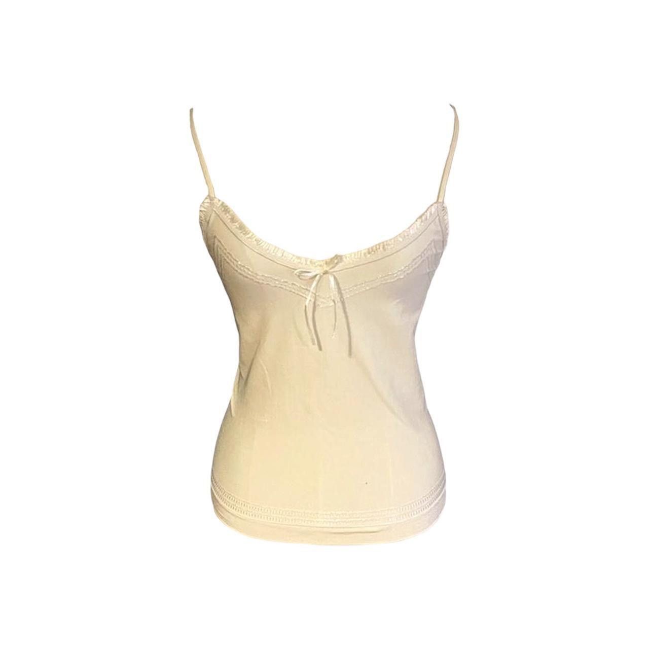 Other stretchy cami top with delicate lace trim & dainty bow Size S / US 4 / IT 40 - 1 Thumbnail