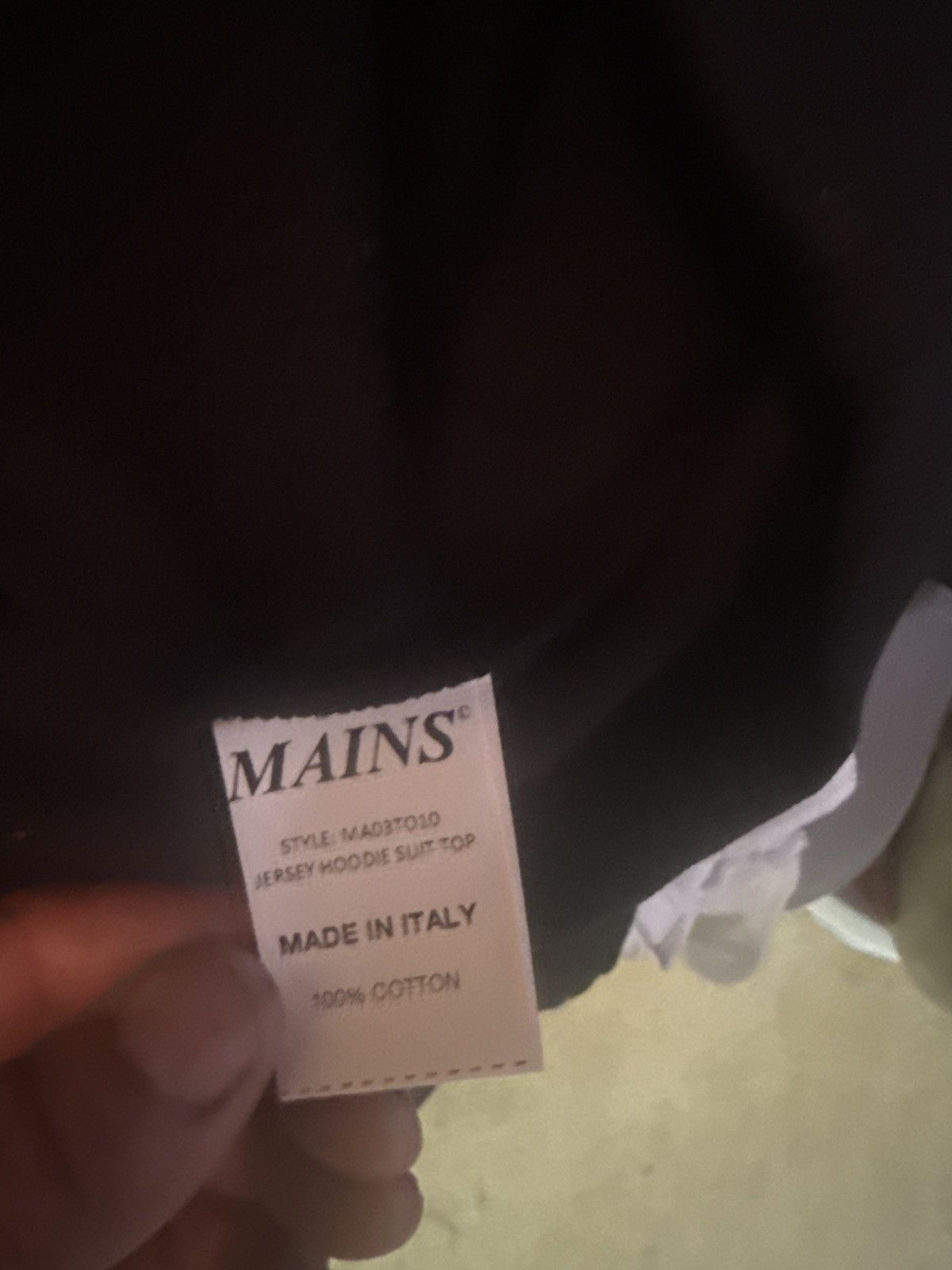 MAINS MAINS logo hoodie size small Size US S / EU 44-46 / 1 - 3 Thumbnail