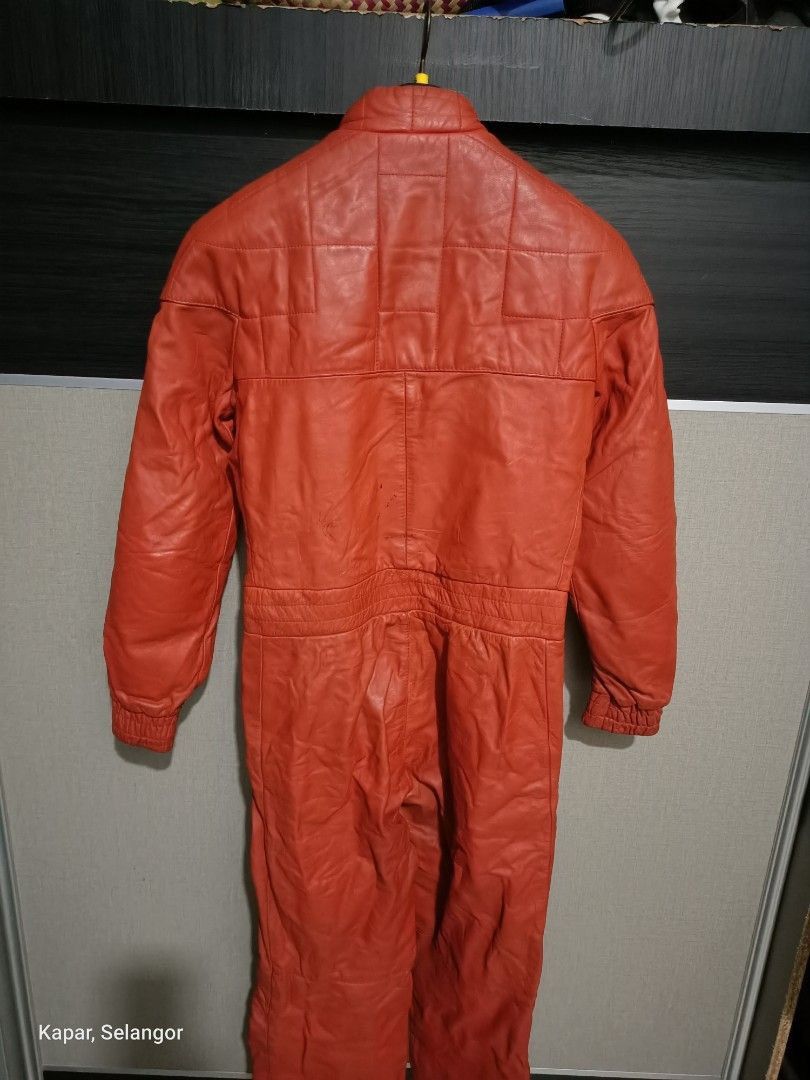 Dainese Rare 90s Dainese Leather Jumpsuit cafe racer boiler suit Size US S / EU 44-46 / 1 - 6 Thumbnail