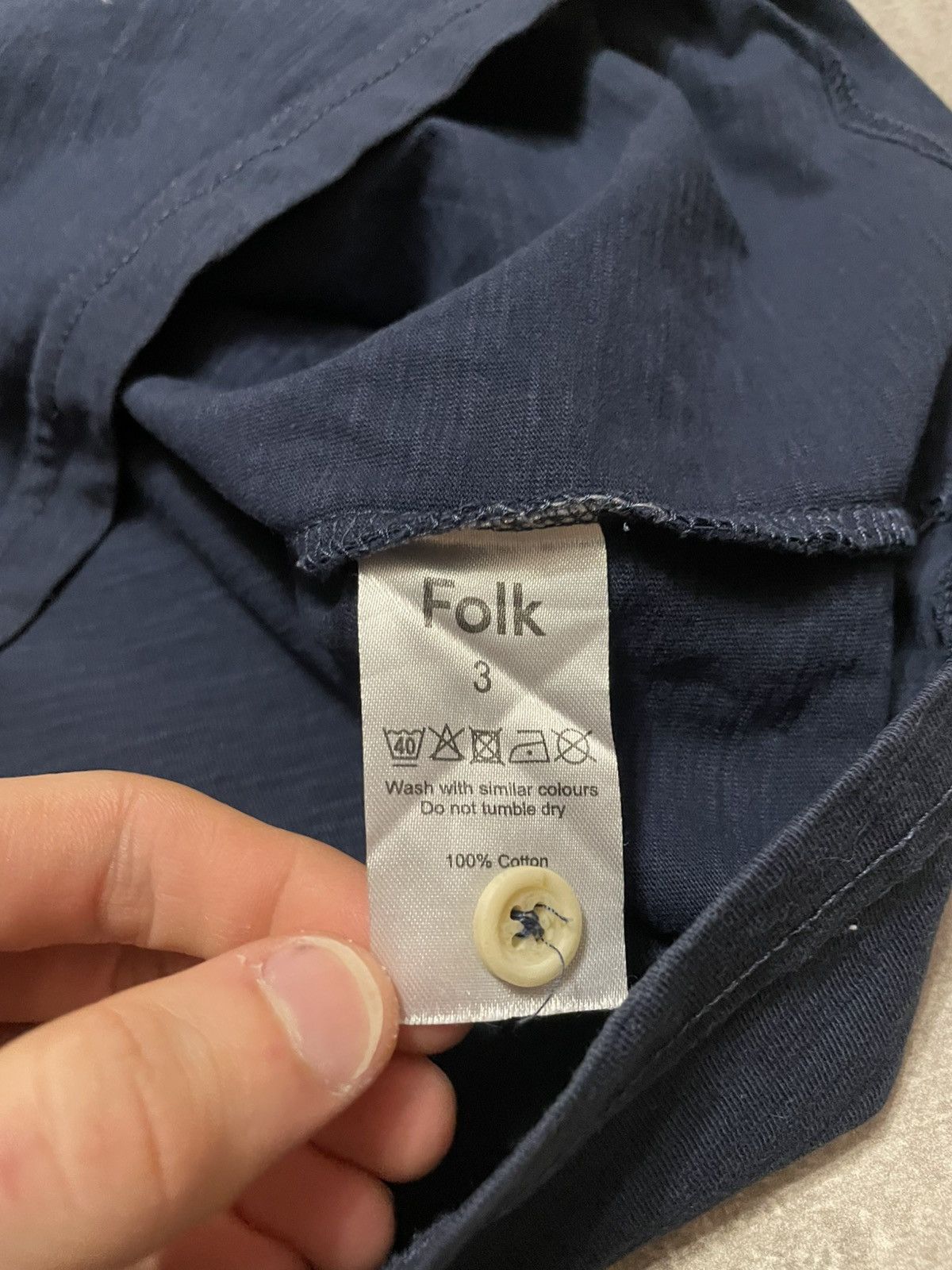 Folk × Vintage Vintage Folk Polo T-Shirt Size M Size US M / EU 48-50 / 2 - 9 Thumbnail