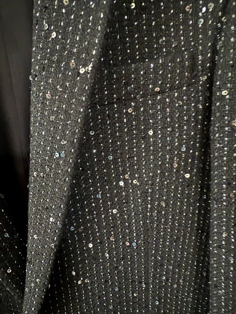 Saint Laurent Paris Saint Laurent ParisHand-made sequined show blazer 2504-Nex Size 46R - 8 Thumbnail