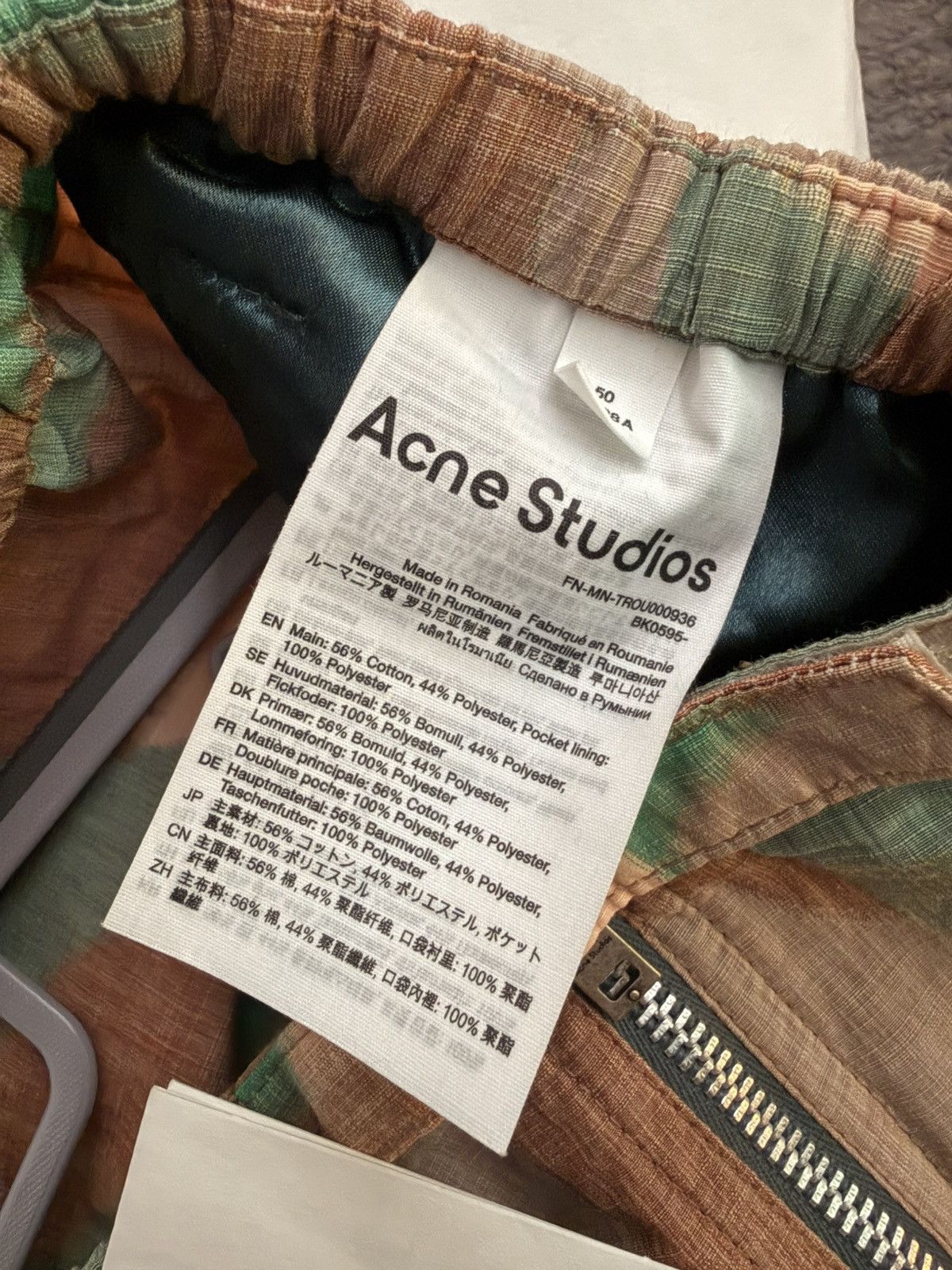 Acne Studios Acne Studios Camo Trousers Size US 32 / EU 48 - 3 Thumbnail