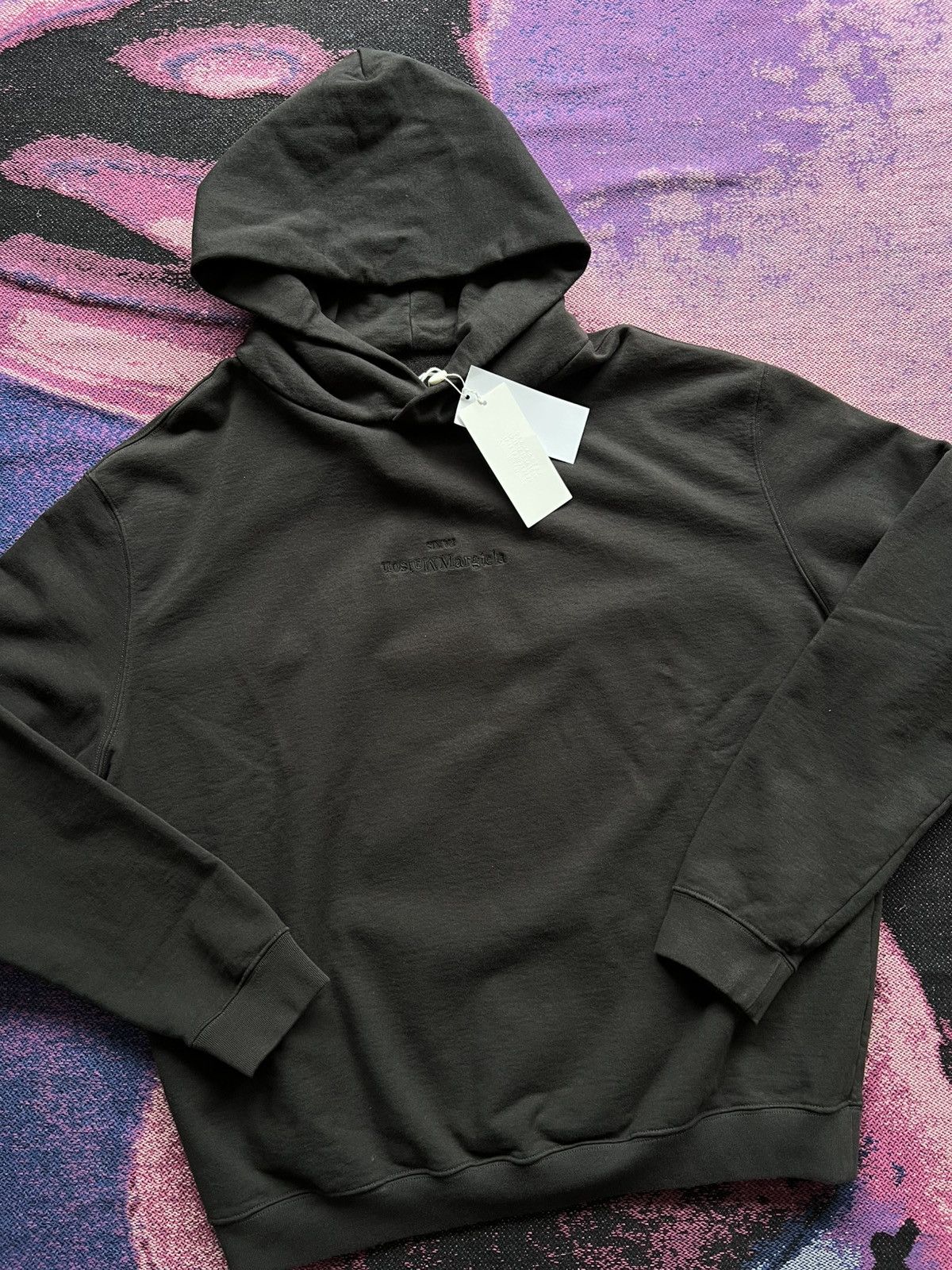 21ss Madison margiela 反転ロゴ フーディー Maison Margiela Upside Down | Grailed