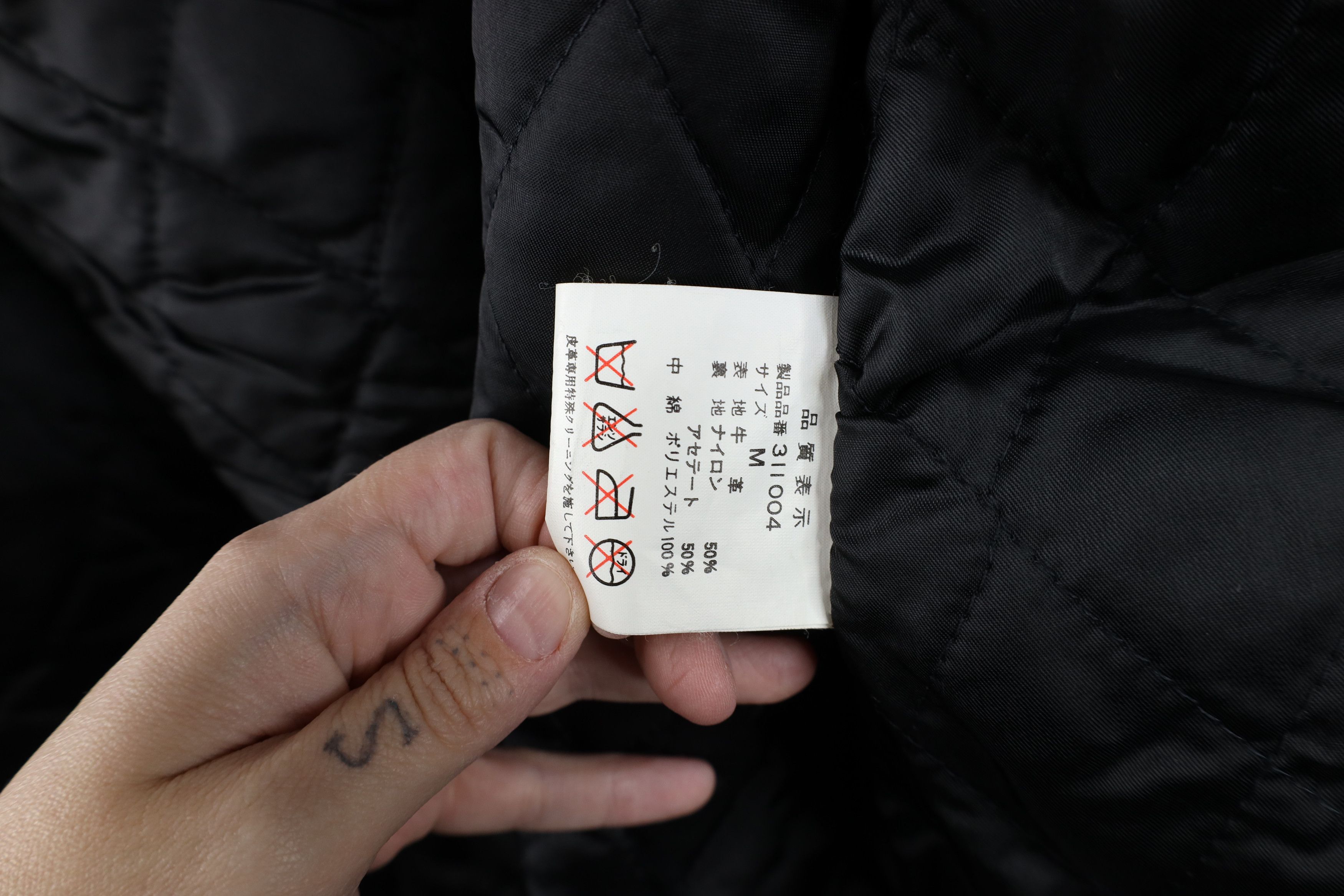 Vintage Vintage 90s Streetwear Leather Chore Barn Jacket Black Size M / US 6-8 / IT 42-44 - 10 Thumbnail