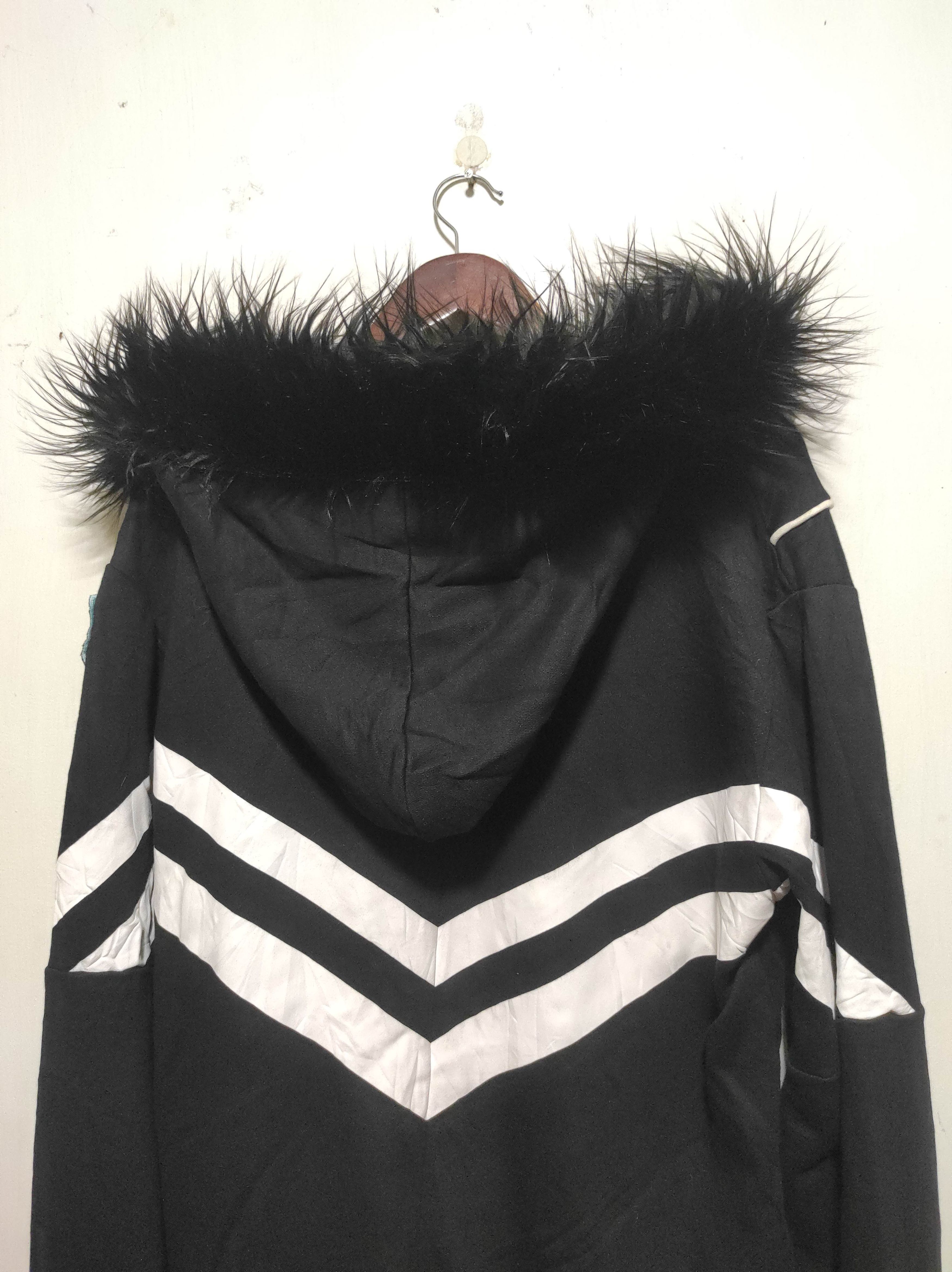 If Six Was Nine Unknow Black white Zipper Fur Hoodie LGB IfSixWasNine style Size US XL / EU 56 / 4 - 13 Thumbnail