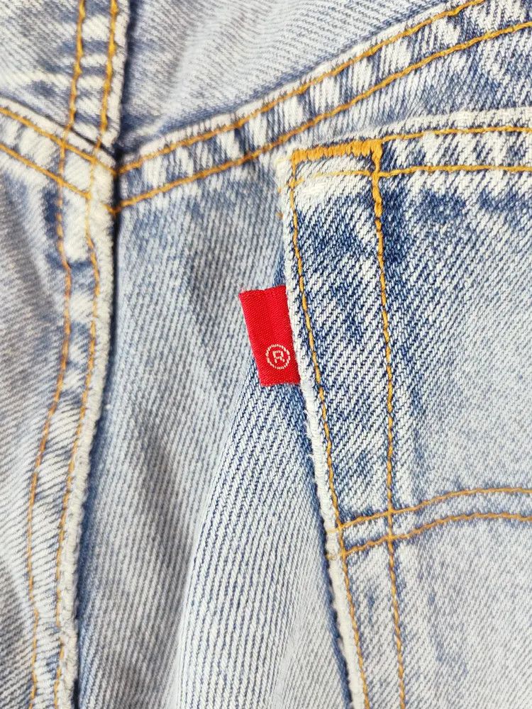 Levi's D Levi's R Vintage Blue Distressed Ripped Jeans #S2701 Size US 32 / EU 48 - 8 Thumbnail