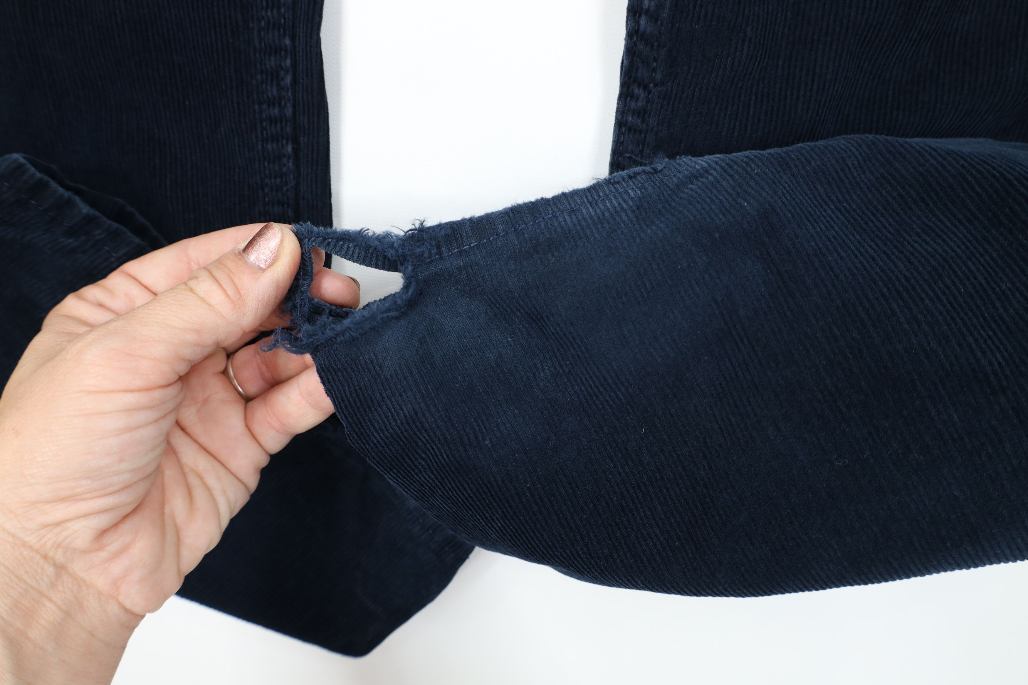 Banana Republic Banana Republic Pima Cotton Wide Leg Corduroy Pants Blue Size US 40 / EU 56 - 6 Thumbnail