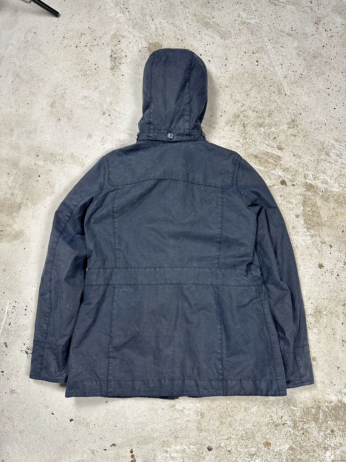 Barbour × Vintage Barbour Navy Vintage Buttermere Waxed Cotton Jacket Size M / US 6-8 / IT 42-44 - 2 Thumbnail
