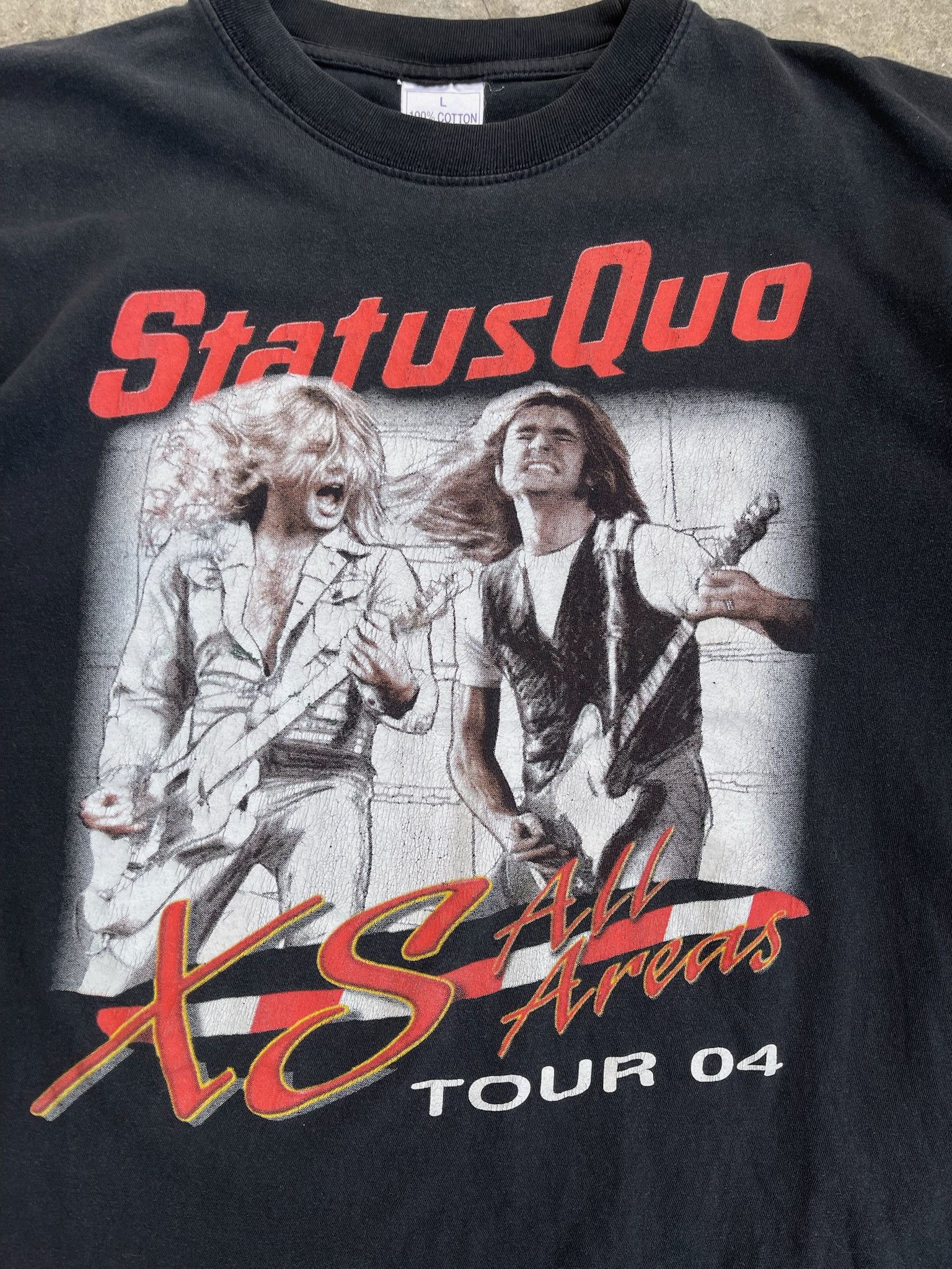 Band Tees Vintage Status Quo T-Shirt Size US L / EU 52-54 / 3 - 4 Thumbnail