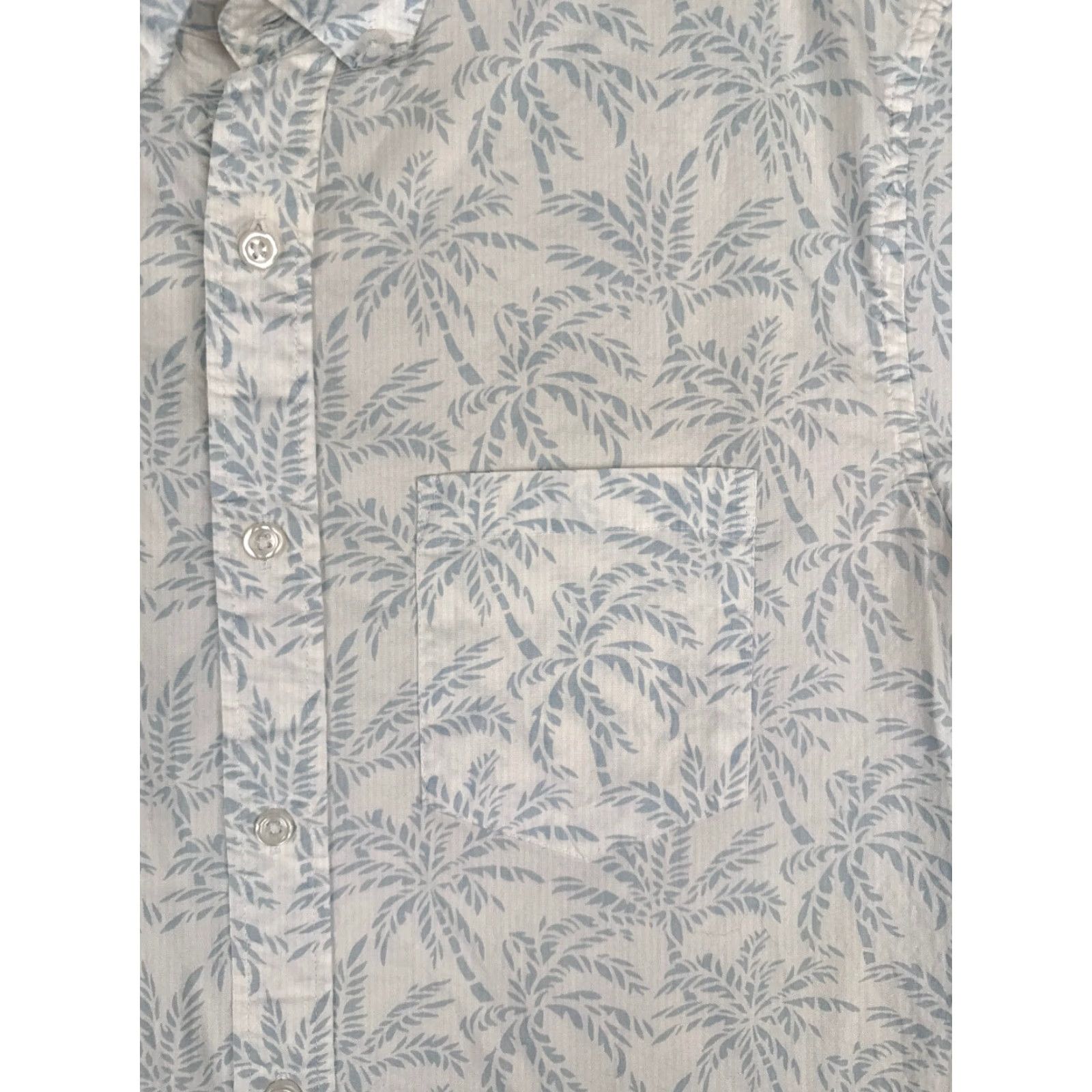 J.Crew J.Crew Slim Button-Up Shirt Men Medium Blue Floral Hawaiian Cotton Size US M / EU 48-50 / 2 - 6 Thumbnail