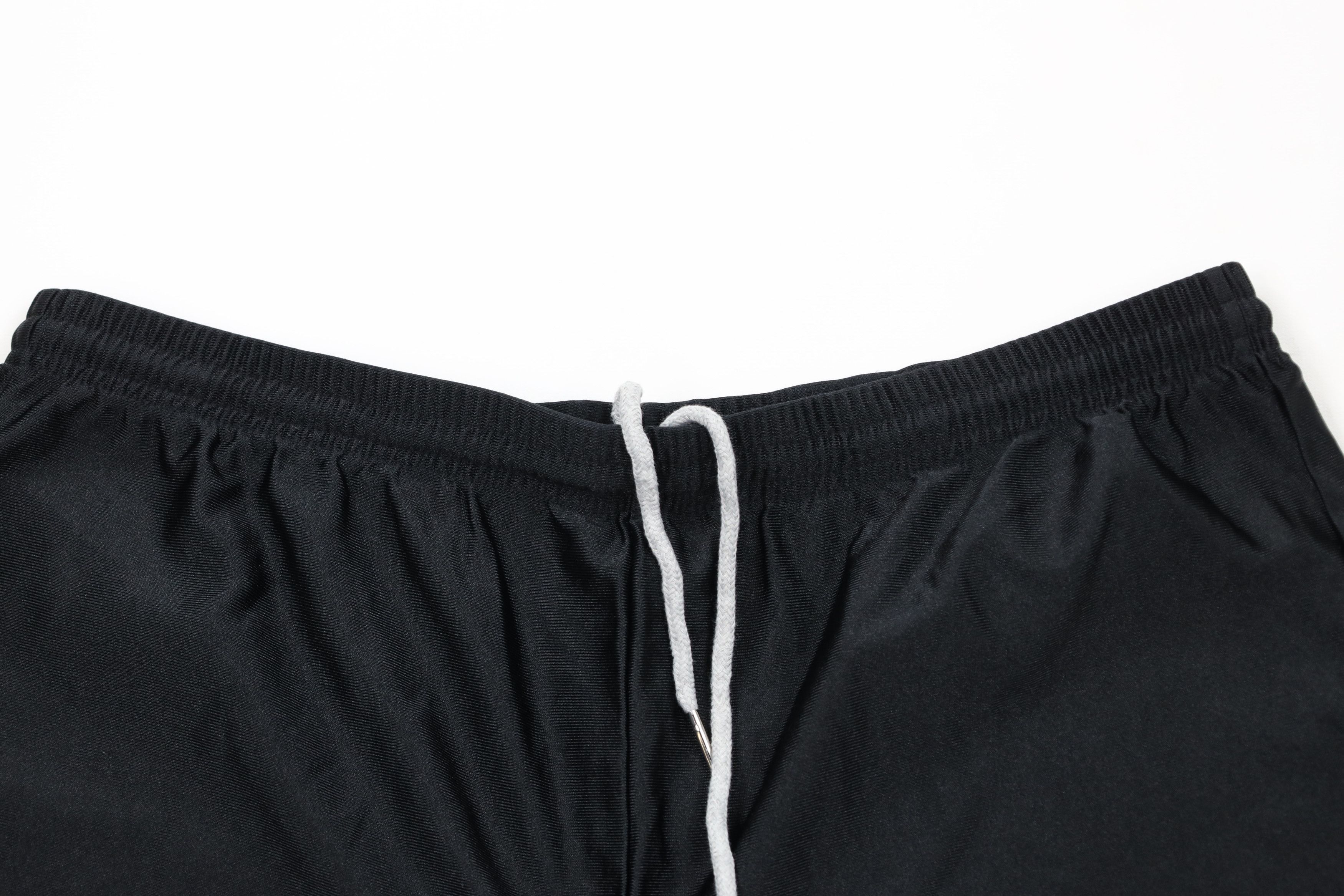 Nike × Vintage Vintage 90s Nike Mini Swoosh Basketball Shorts Black USA Size US 34 / EU 50 - 2 Thumbnail