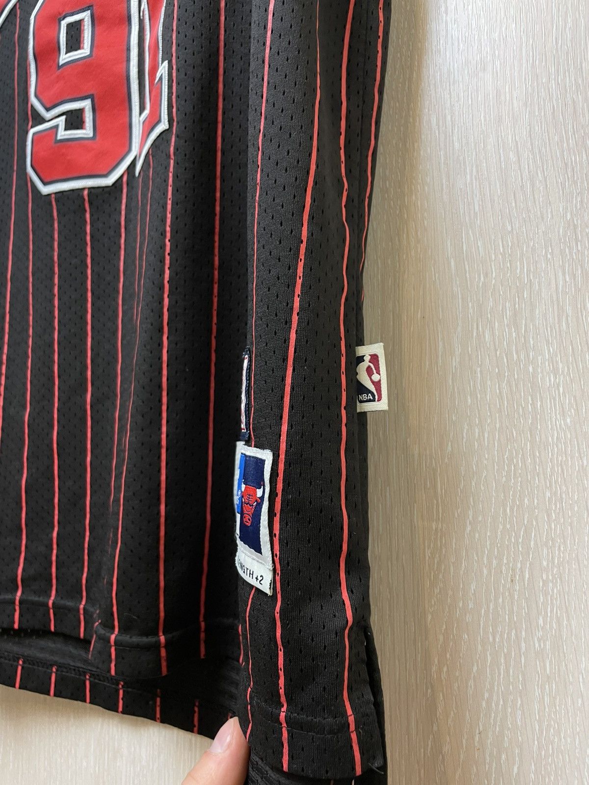 Adidas Chicago Bulls NBA Dennis Rodman #91 Embroidered Jersey Size US XL / EU 56 / 4 - 7 Thumbnail