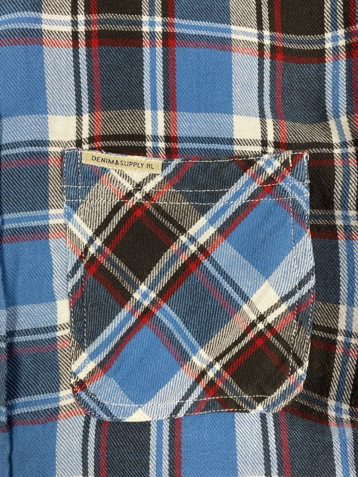 Denim & Supply Ralph Lauren Denim Supply Ralph Lauren Plaid Flannel Checkered Shirt Size US M / EU 48-50 / 2 - 7 Thumbnail