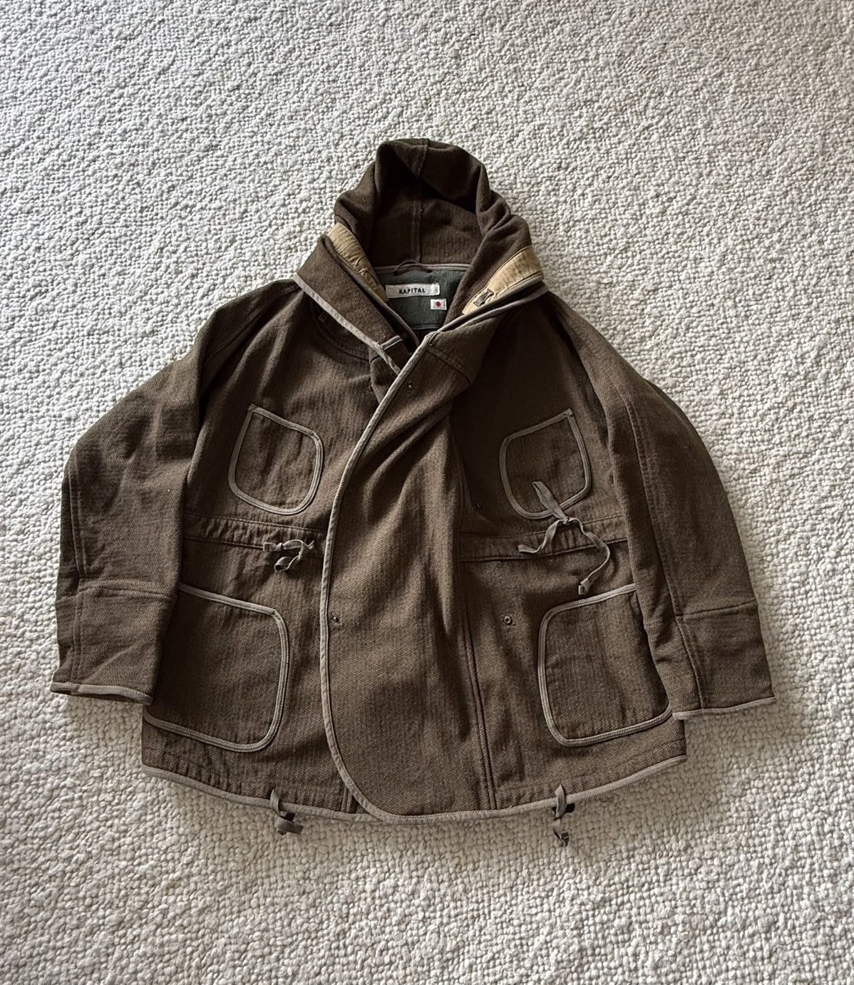 Kapital Brown’s Beach Jacket Ring Coat Size US M / EU 48-50 / 2 - 1 Thumbnail