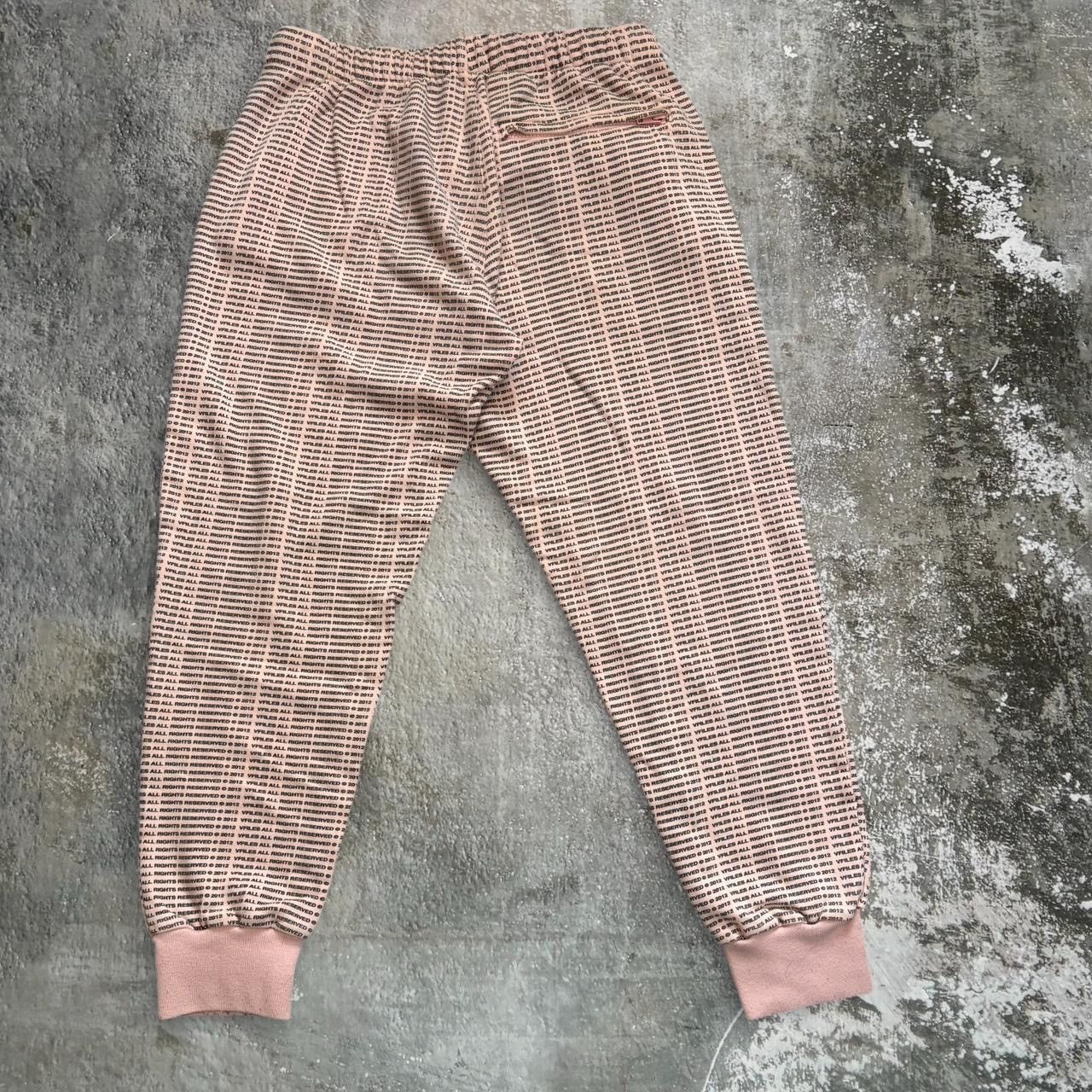Vfiles Pink & Black Vfiles Sweatpants. Size small. Size US 28 / EU 44 - 2 Thumbnail