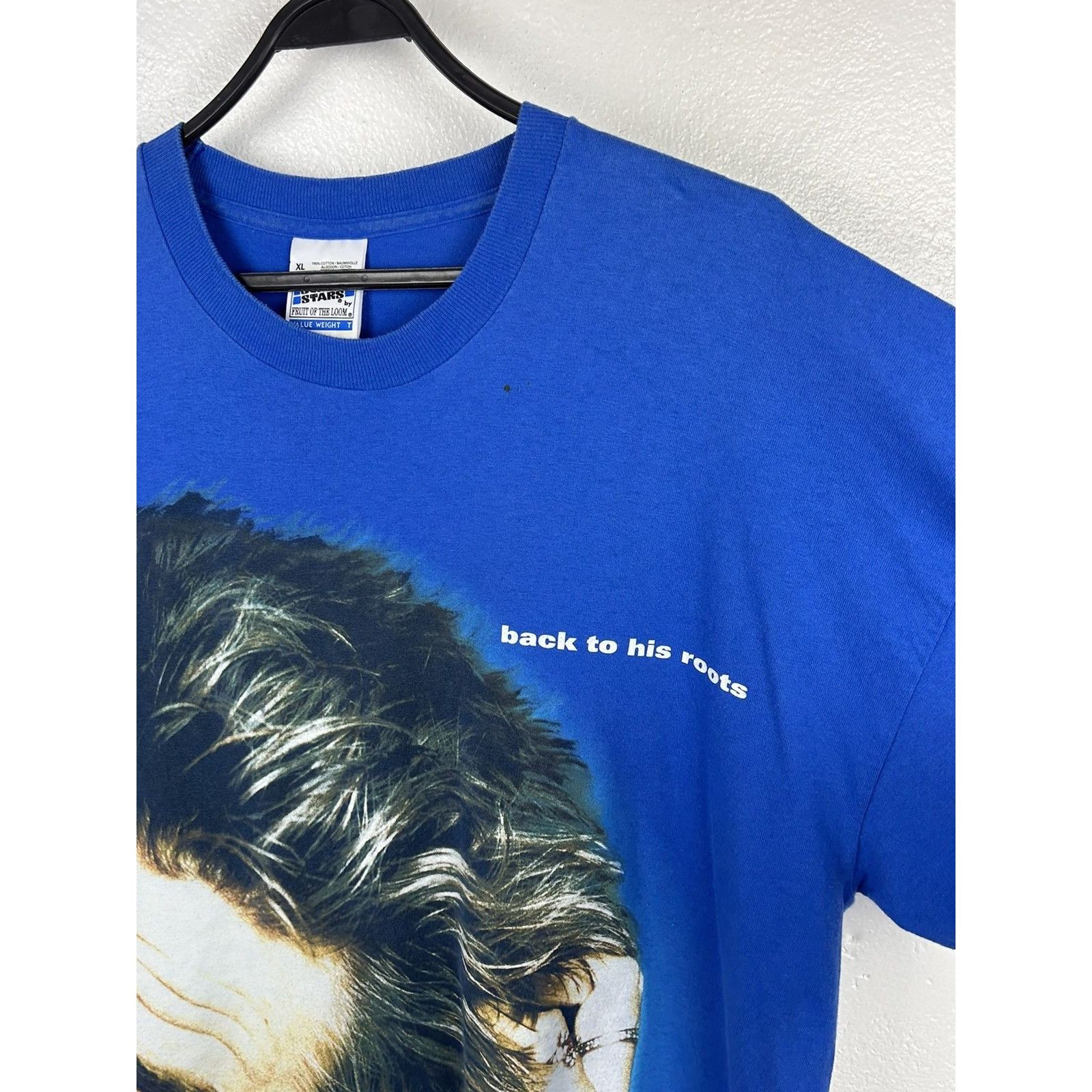 Band Tees Vintage Rod Stewart 1998 Distressed Back To His Roots Tee Size US XL / EU 56 / 4 - 2 Thumbnail
