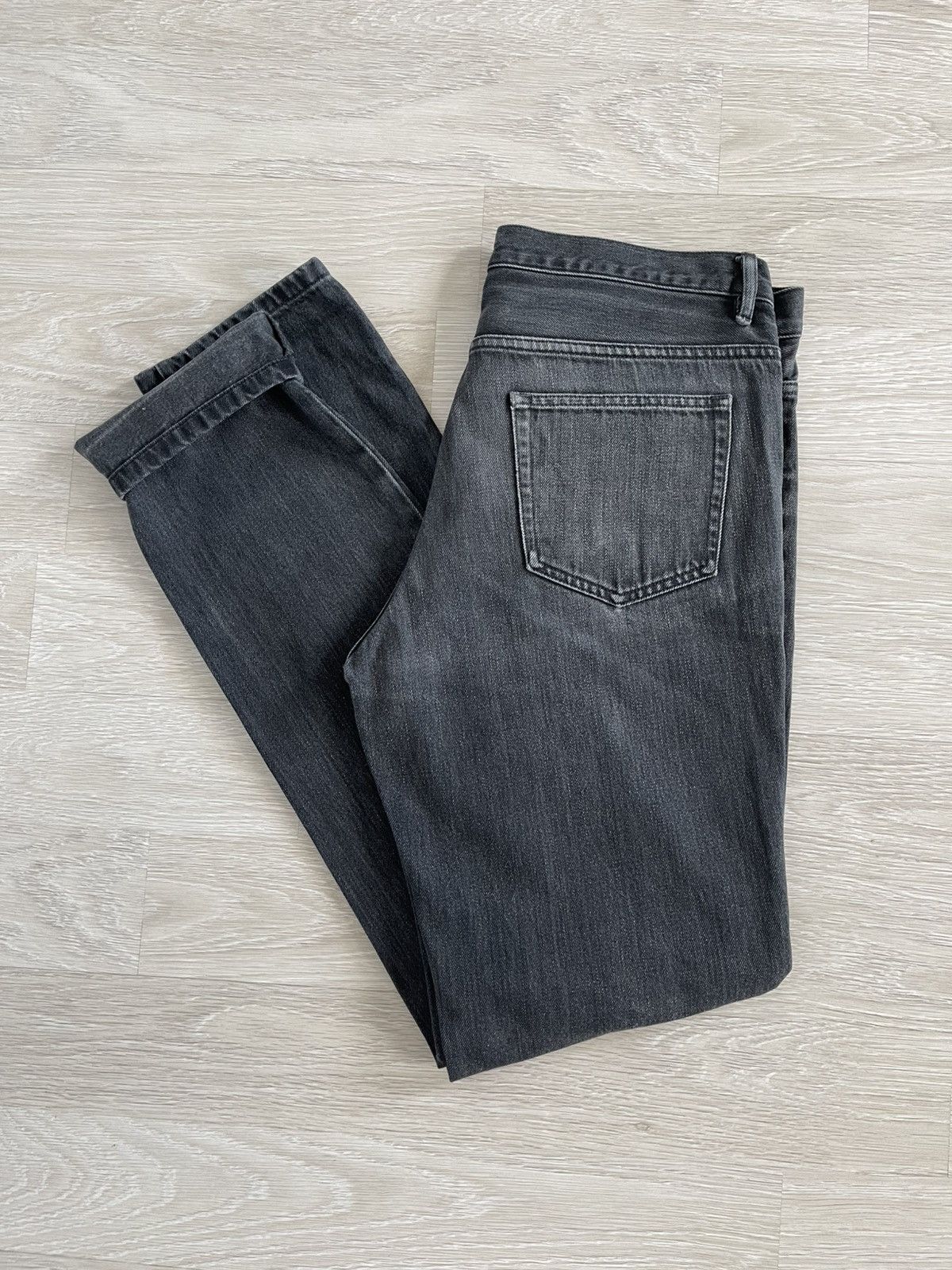 A.P.C. A.P.C. Low Standard Raw Denim Jeans Straight Leg Low Rise Size US 31 - 3 Thumbnail