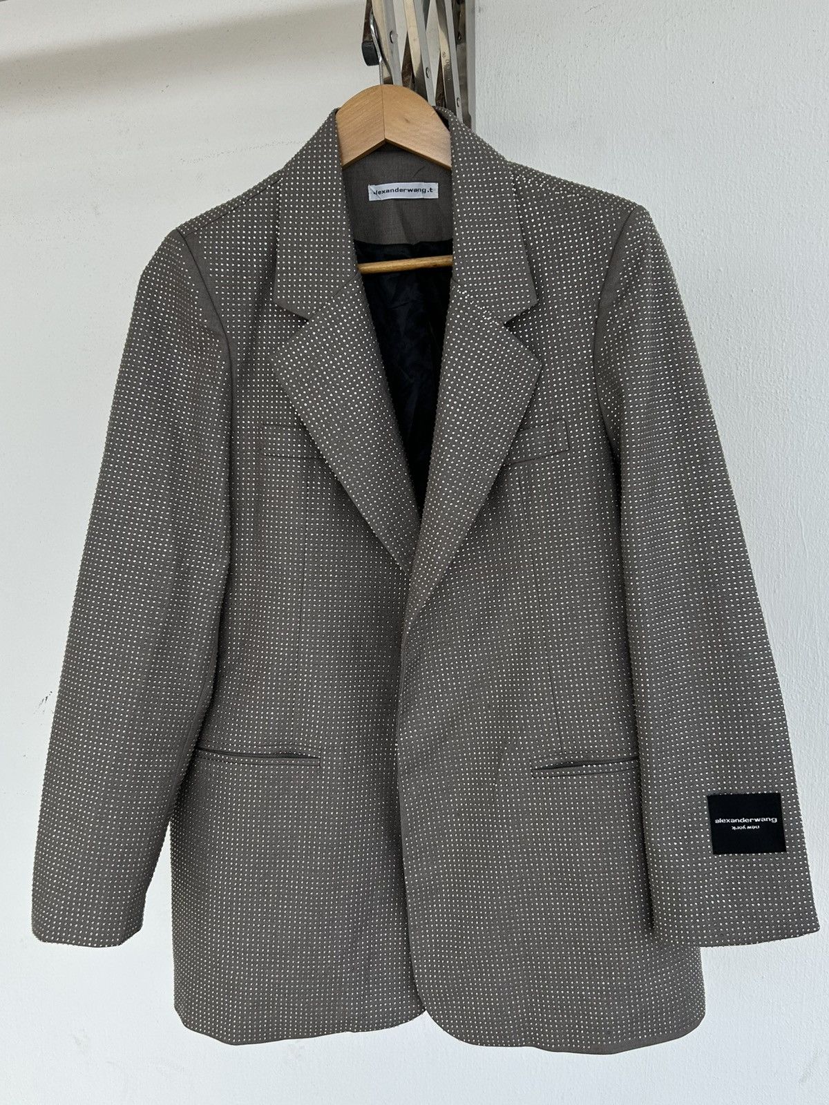 Alexander Wang Holy Grail❗️Crystal Blazer Size 46R - 1 Thumbnail