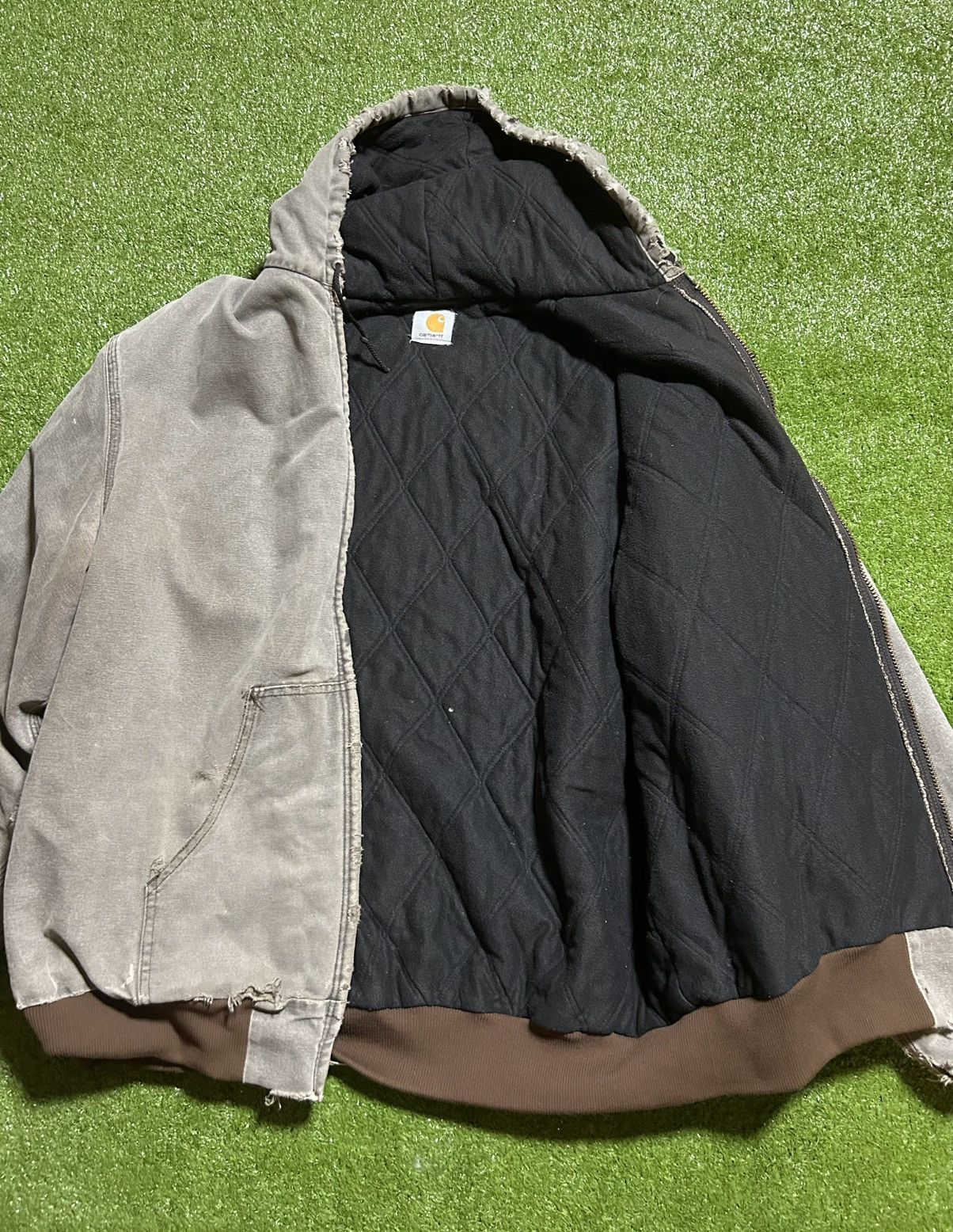 Carhartt VINTAGE 90’s CARHARTT DISTRESSED FADED WORKWEAR JACKET USA Size US XL / EU 56 / 4 - 5 Thumbnail