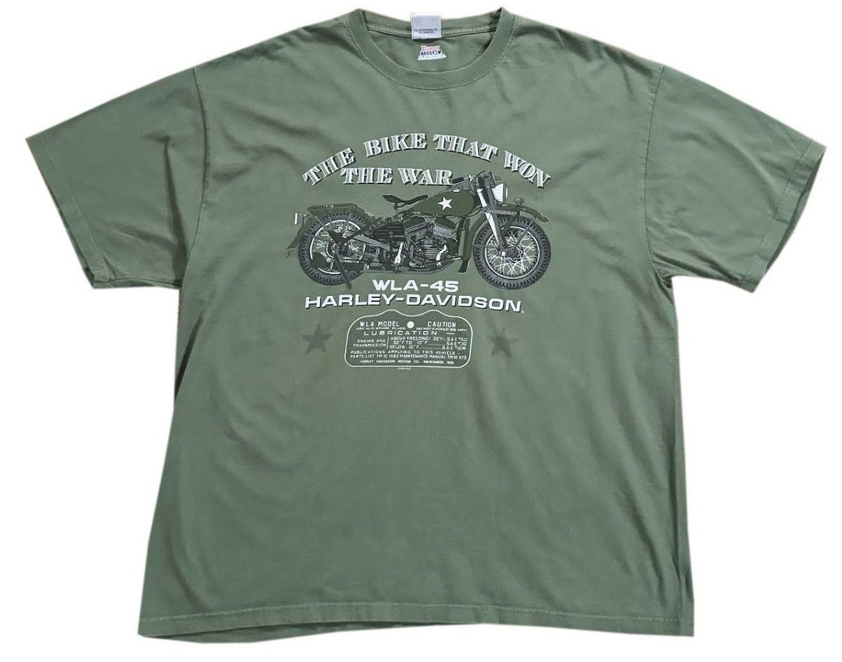Vintage Vintage Harley Davidson The Bike That Won The War T Shirt Size US XXL / EU 58 / 5 - 1 Thumbnail