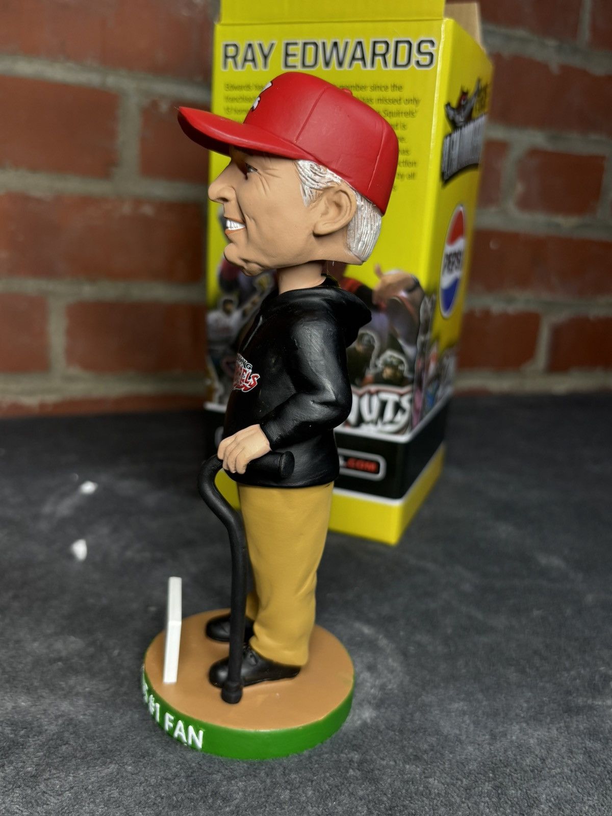 MLB Richmond Flying Squirrels Ray Edwards Fan Bobblehead SGA Size ONE SIZE - 5 Thumbnail