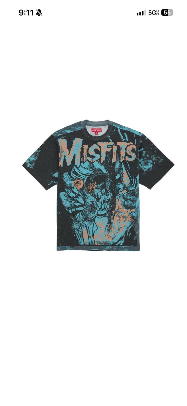 Supreme Supreme The Misfits S/S Top Size US M / EU 48-50 / 2 - 1 Thumbnail