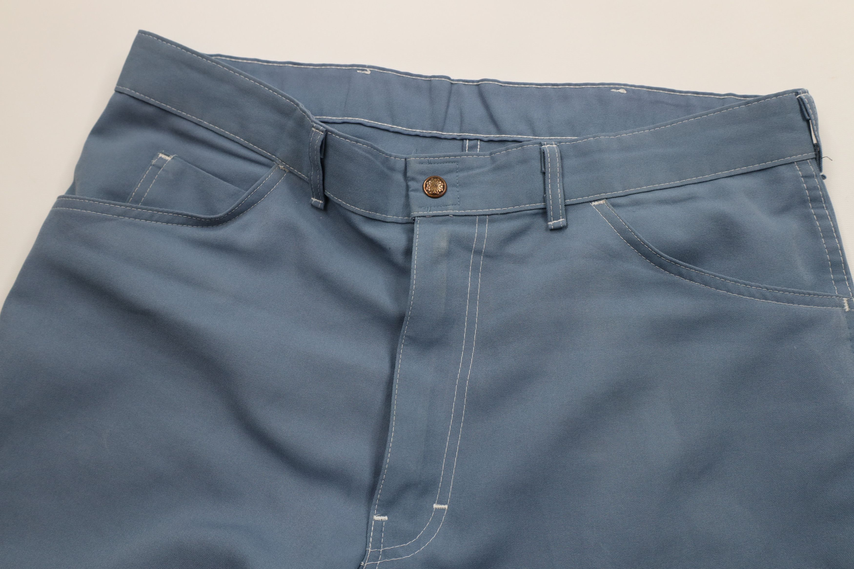 Vintage Vintage 70s Streetwear Knit Flared Wide Leg Chino Pants USA Size US 36 / EU 52 - 6 Thumbnail