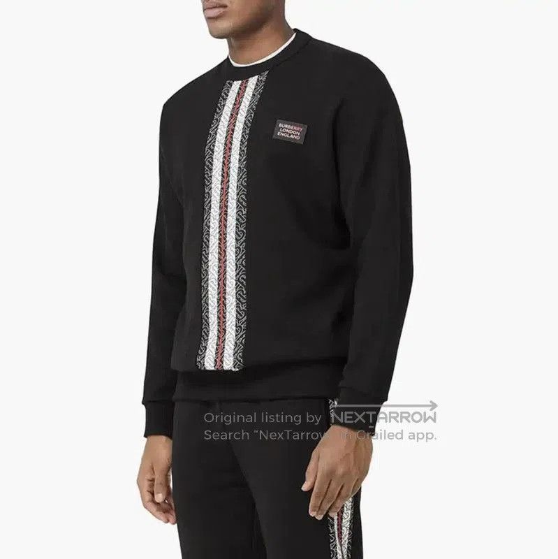 Burberry Burberry Black Cotton Men's Sweatshirt. Size US L / EU 52-54 / 3 - 9 Thumbnail