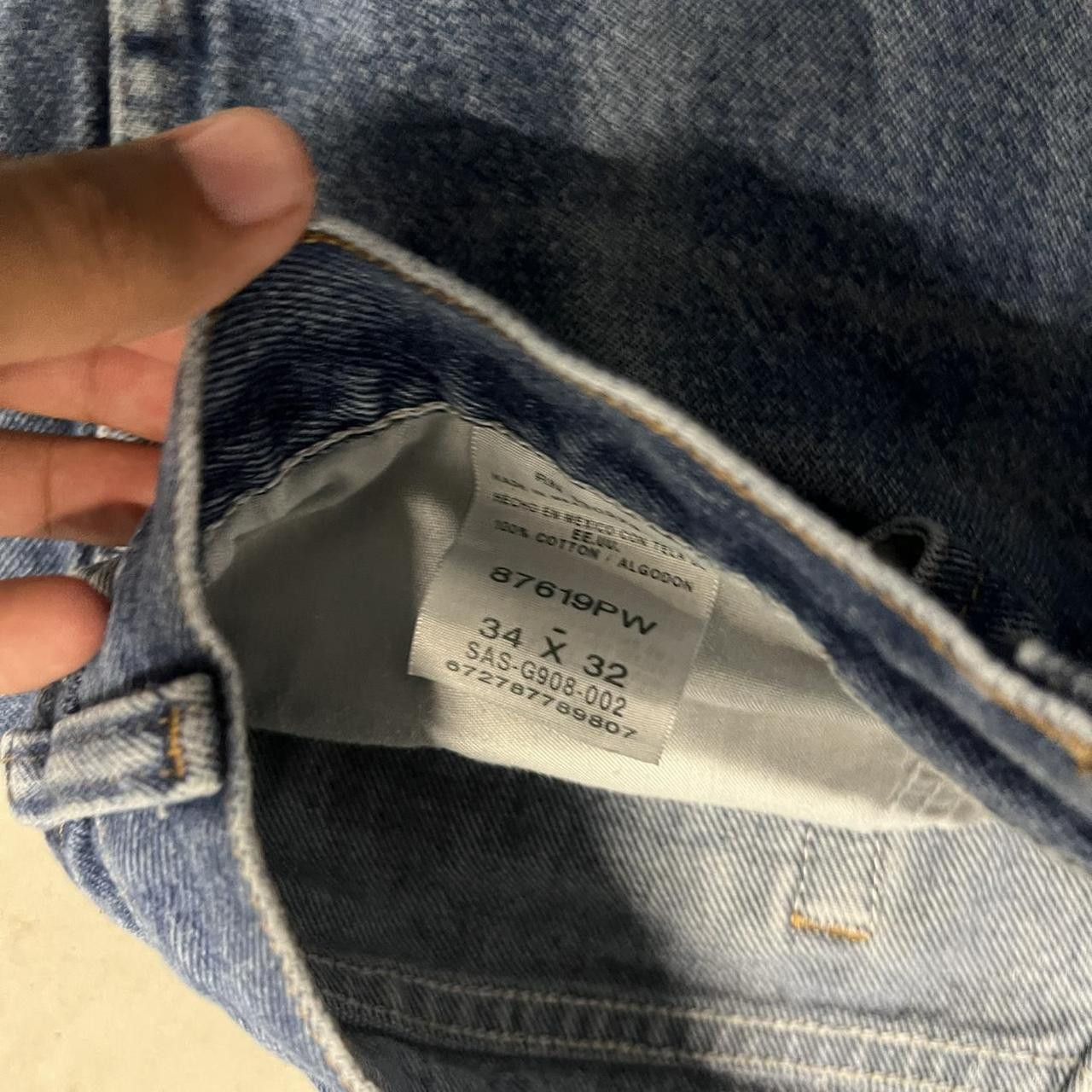 Vintage Crazy Vintage Y2K/2000s Casual Fit Medium Wash Denim Jeans! Size US 34 / EU 50 - 6 Thumbnail
