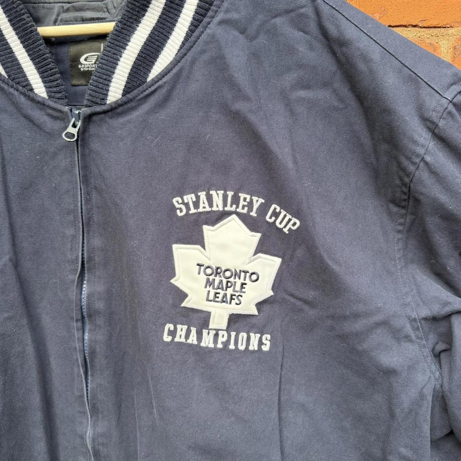 G-III vintage Toronto maple leafs Stanley cup champions jacket 4XL Size US XXL / EU 58 / 5 - 2 Thumbnail