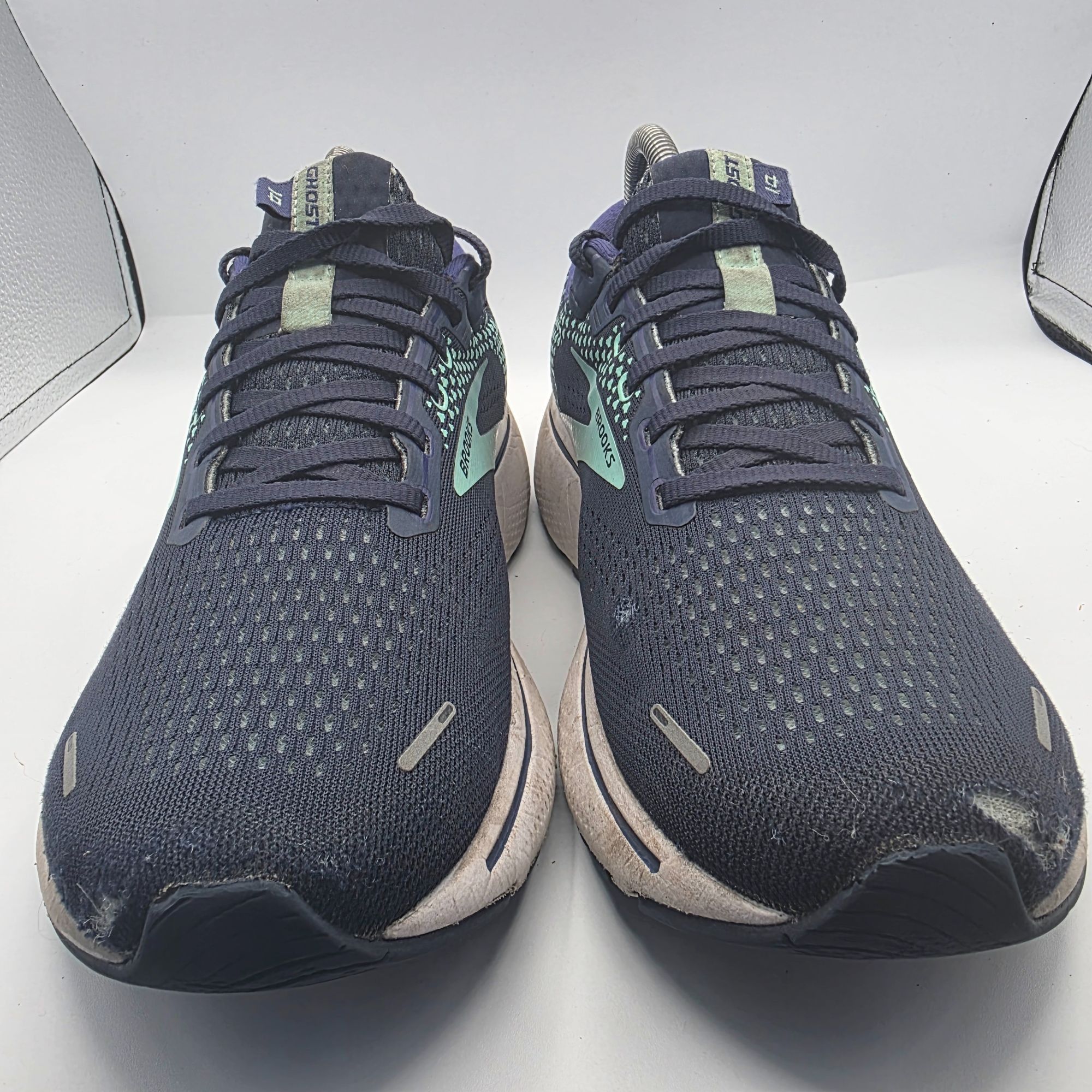 Brooks Brooks Ghost 14 Womens Size 10 Purple Peacoat Yucca Athletic Size US 10 / IT 40 - 13 Thumbnail