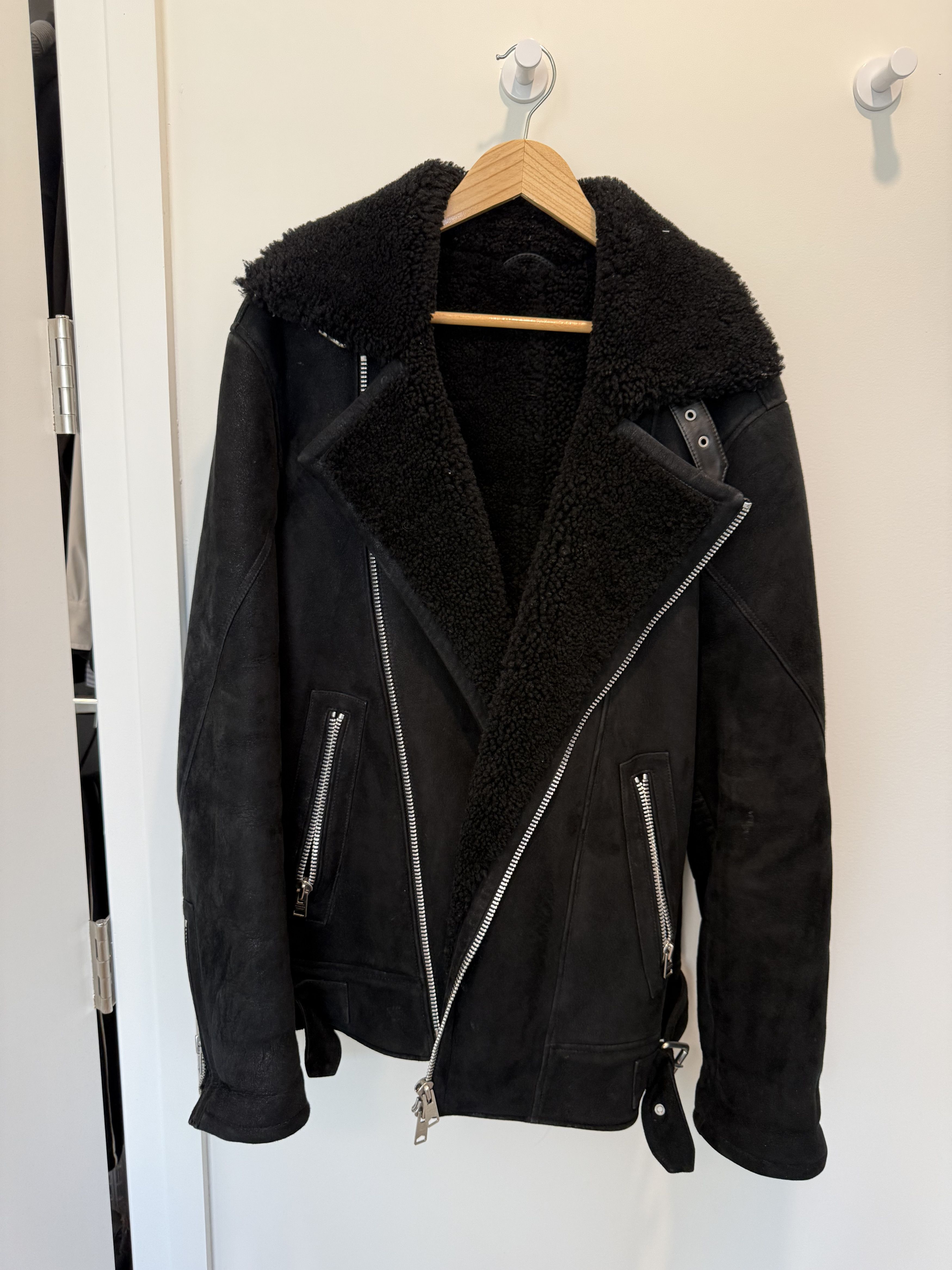Allsaints Shearling Flight Jacket Allsaints Size US XL / EU 56 / 4 - 1 Thumbnail