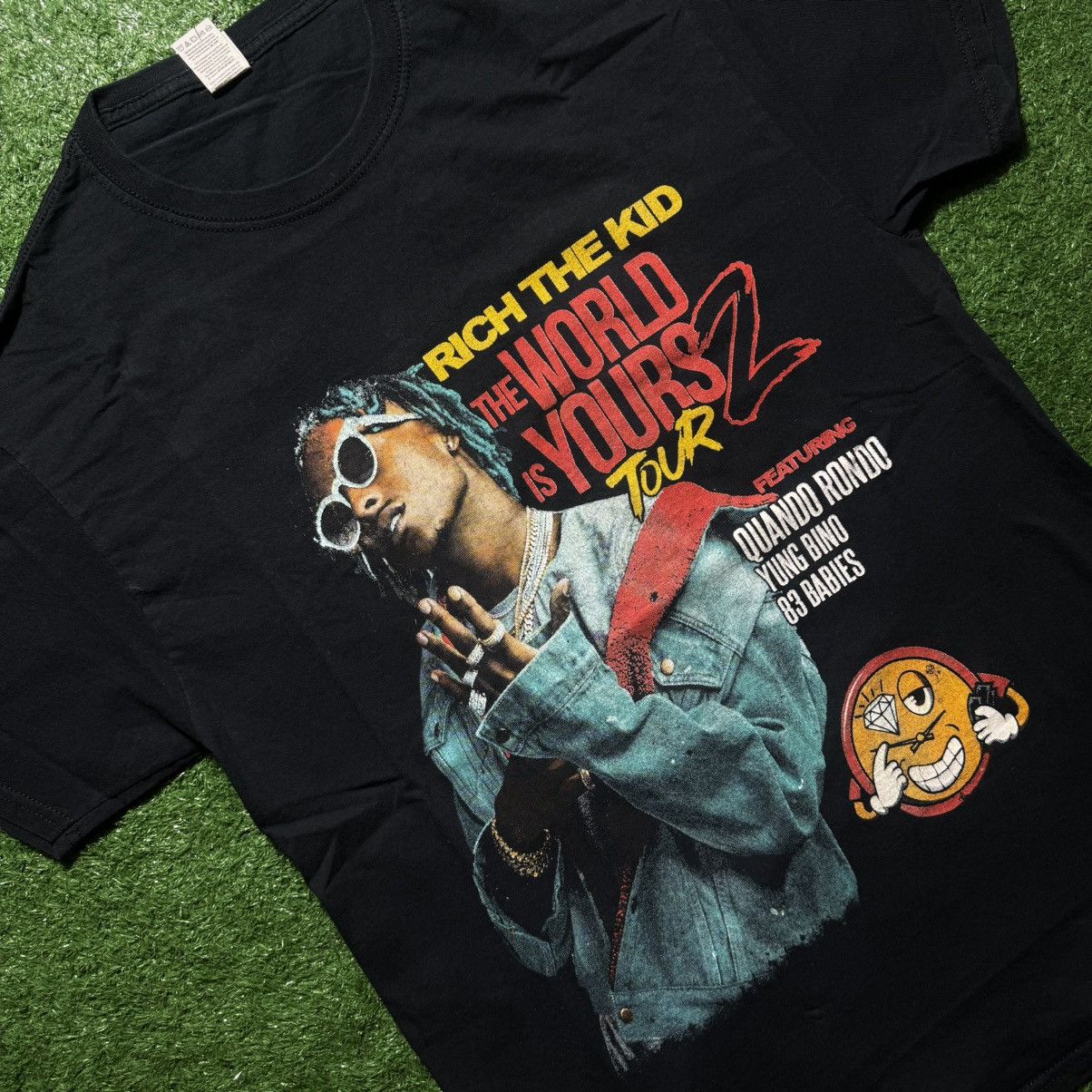 Rap Tees RICH THE KID “ THE WORLD IS YOURS 2 TOUR “ FRUIT OF THE ROOM Size US M / EU 48-50 / 2 - 4 Thumbnail