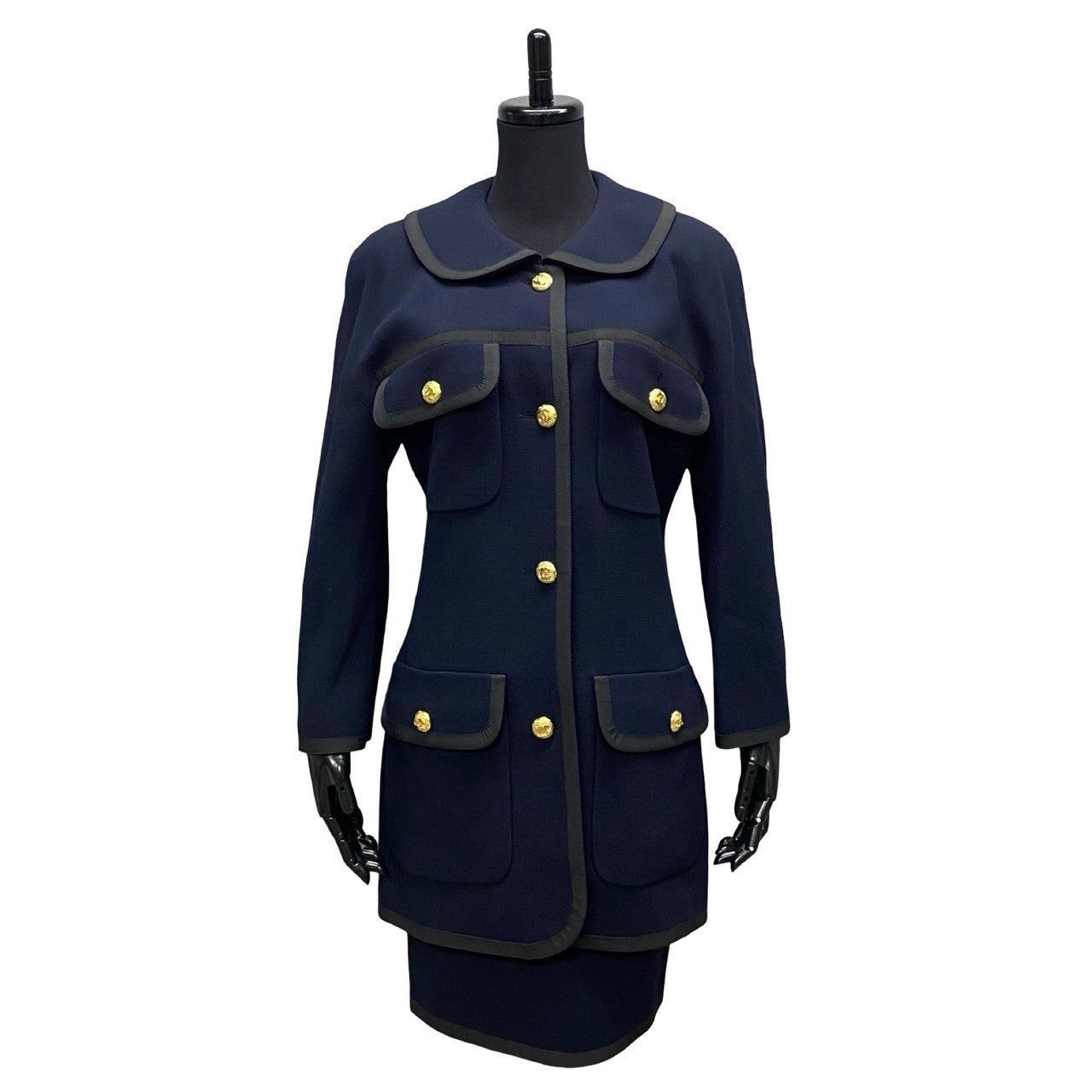 Chanel Chanel Blue Wool Size ONE SIZE - 1 Thumbnail