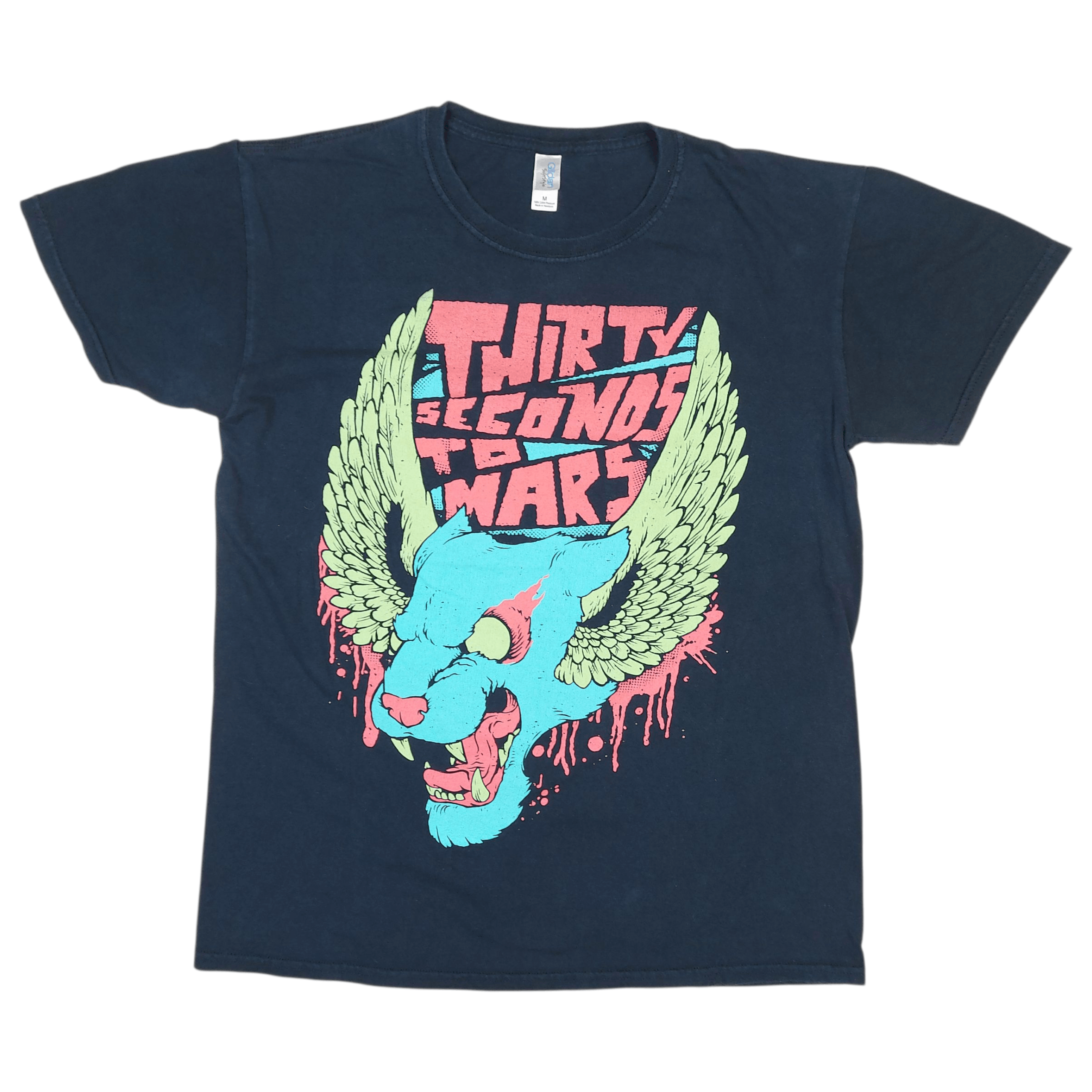 Band Tees Vintage Y2K Thirty Seconds to Mars Band MySpace Era TEE Size US M / EU 48-50 / 2 - 2 Thumbnail