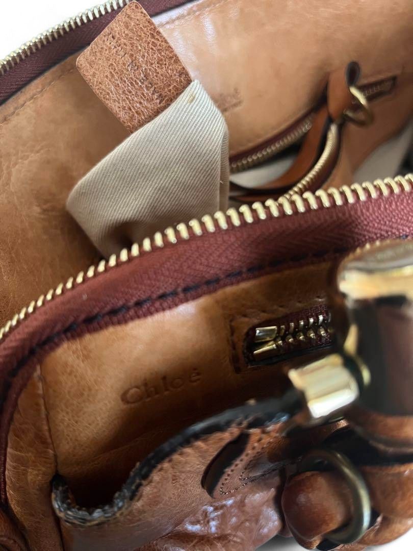 Chloé - Eloise vintage brown leather handbag shoulder bag