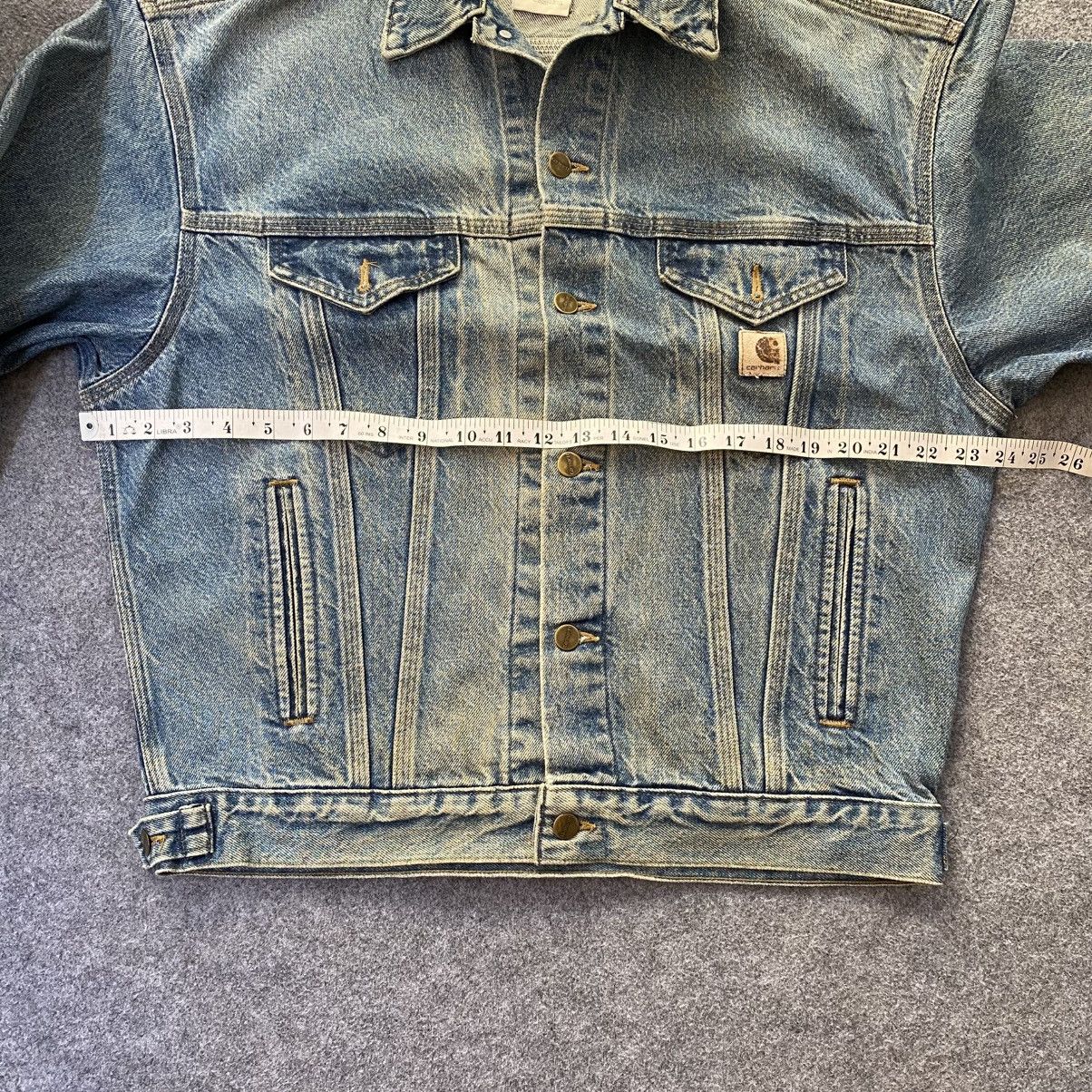 Carhartt Vintage Carhartt Denim Trucker Jacket J12DST Size US M / EU 48-50 / 2 - 6 Thumbnail