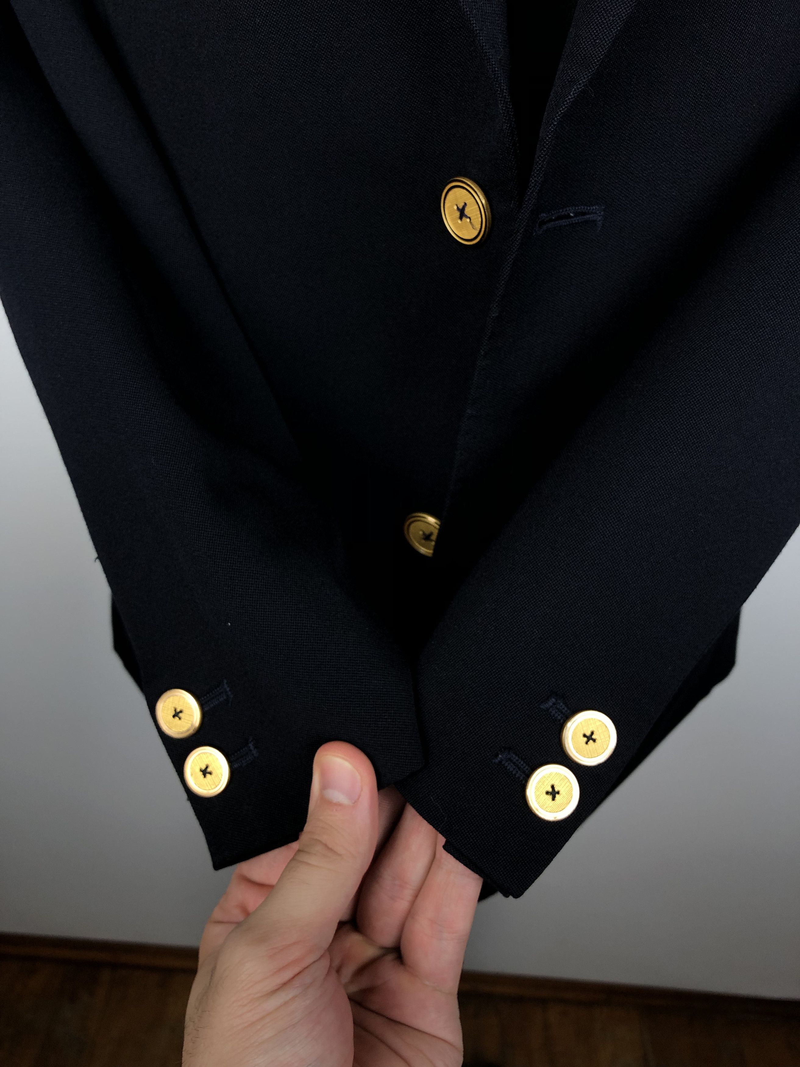 Holland & Sherry Holland & Sherry Wool Blazer + Gold H&S Buttons size M Size 38R - 9 Thumbnail