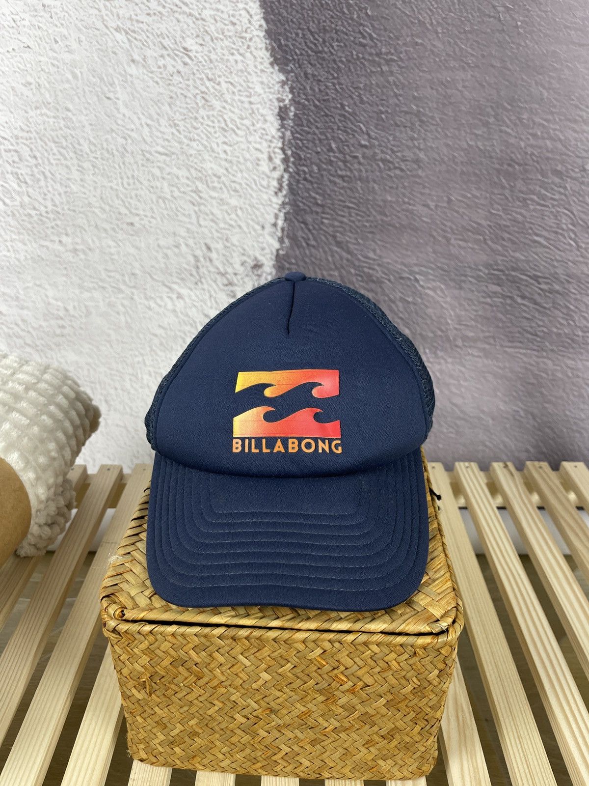 Billabong Billabong vintage surf style big logo trucker cap Size ONE SIZE - 2 Thumbnail