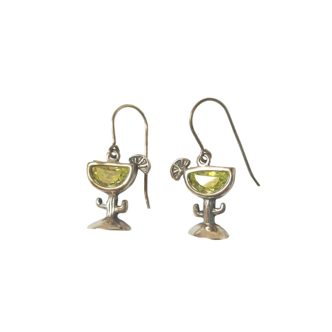 The Unbranded Brand Silpada Peridot Margarita Dangle Earrings Sterling Silver Size ONE SIZE - 1 Thumbnail