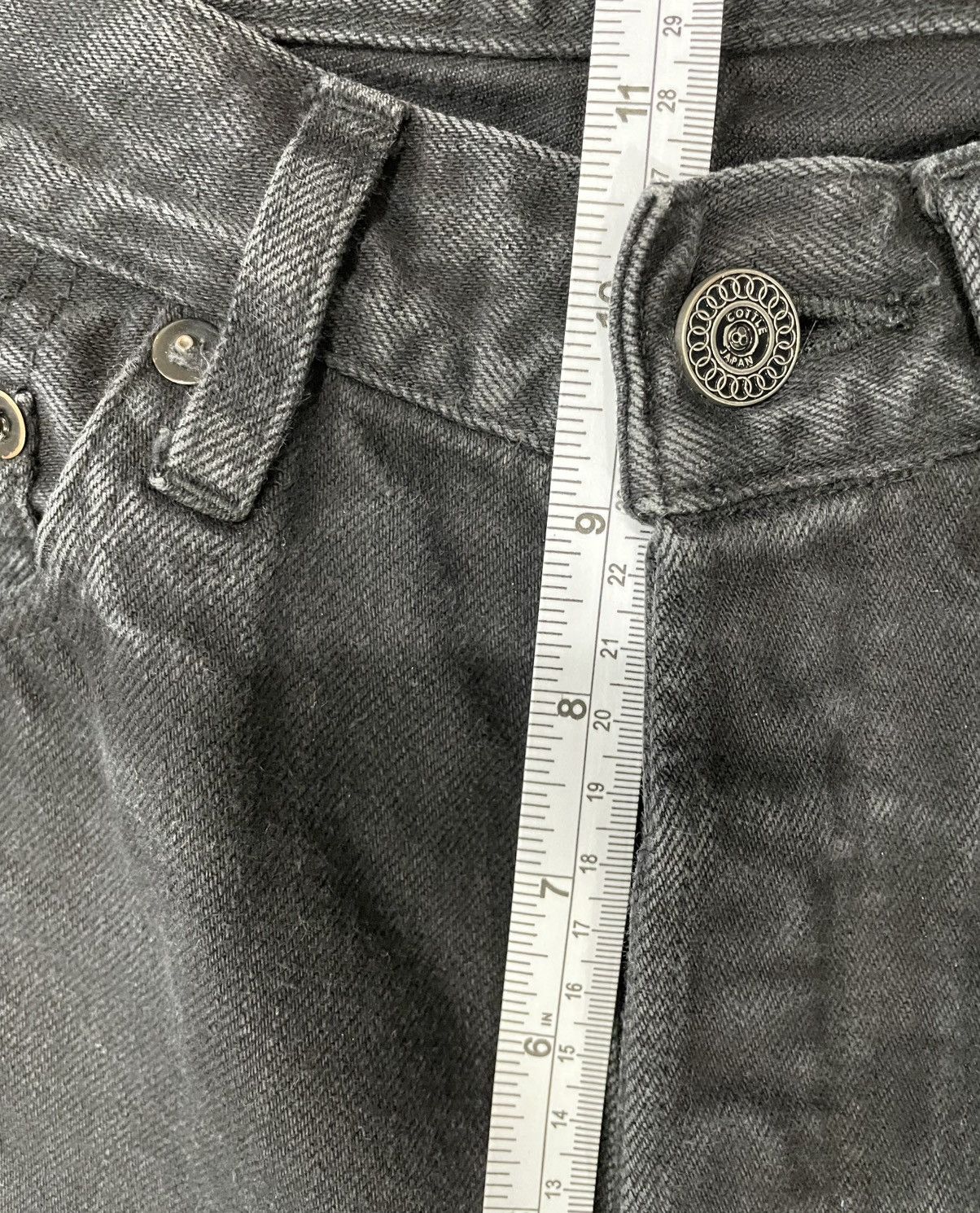 cottle Cottle C.T.L Straight Denim Jeans 12oz Asagi Black - Size 1 Size US 28 / EU 44 - 10 Thumbnail