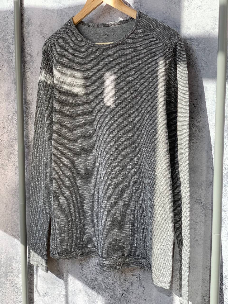 Allsaints AllSaints Clash Crew Top Grey Heather Long Sleeve Size US M / EU 48-50 / 2 - 1 Thumbnail
