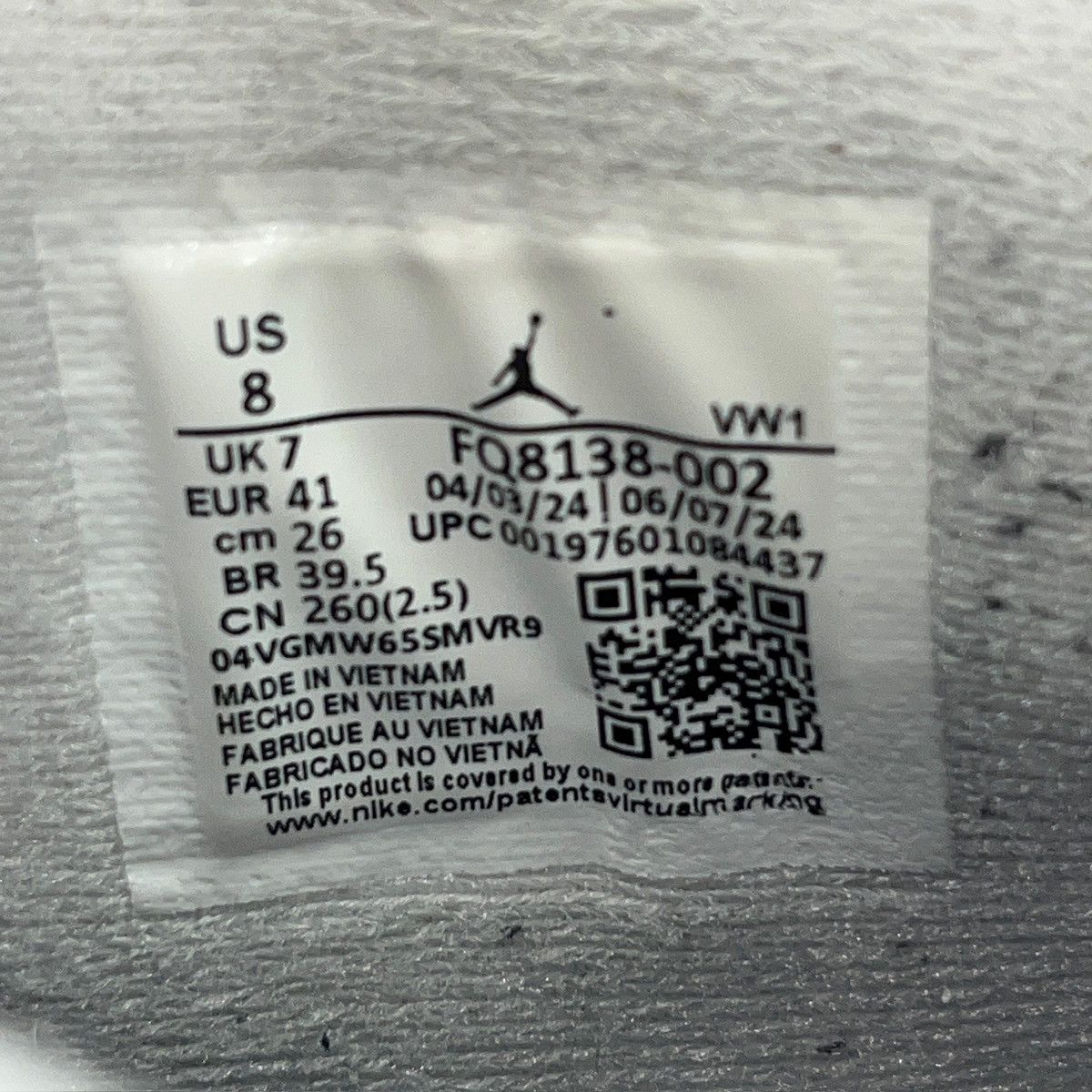 Jordan Brand Size 8 - Air Jordan 4 Retro ‘Fear’ 2024 FQ8138-002 Size US 8 / EU 41 - 6 Thumbnail
