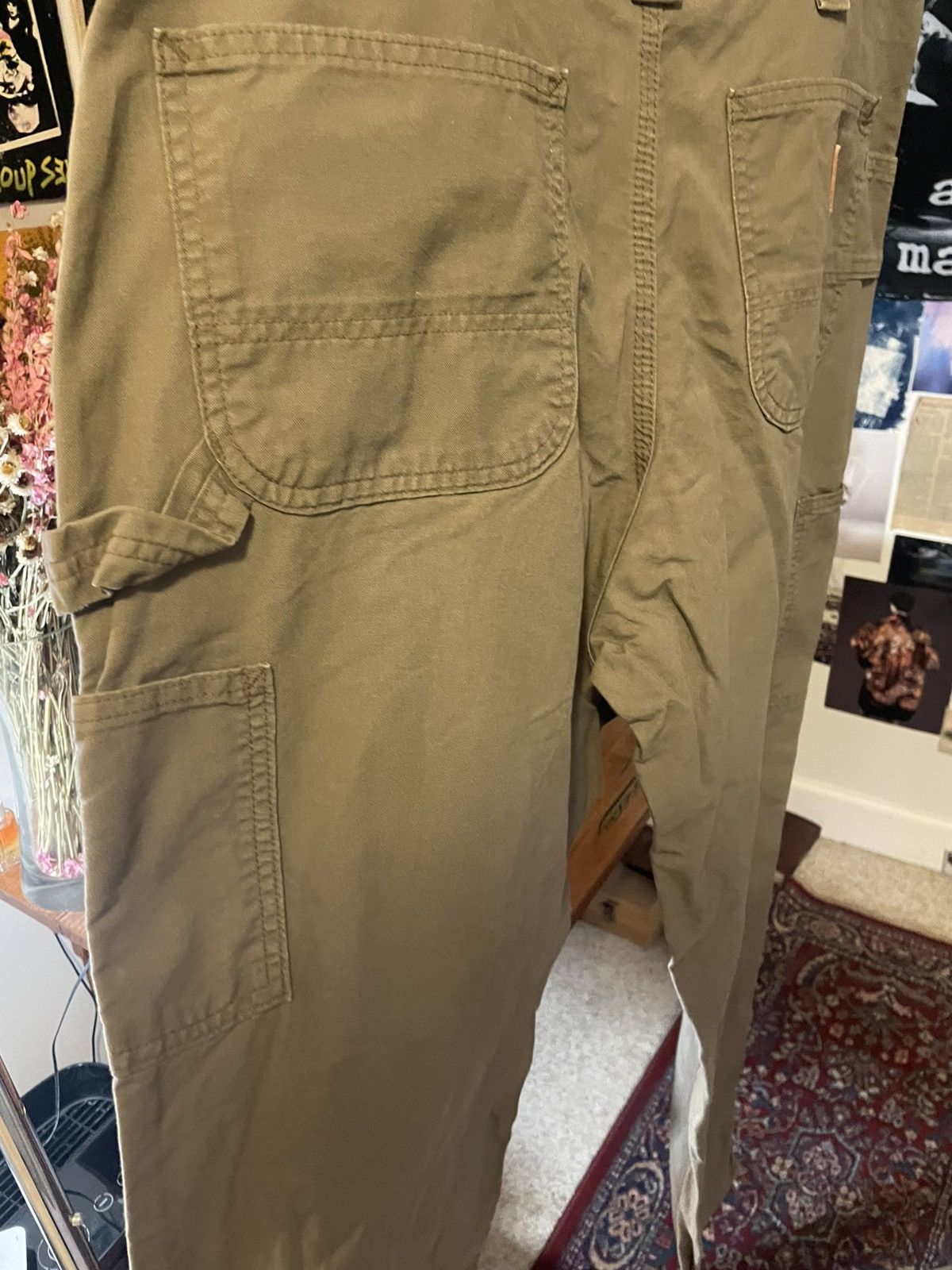 Carhartt Brown Carharrt painters pants Size US 35 - 5 Thumbnail